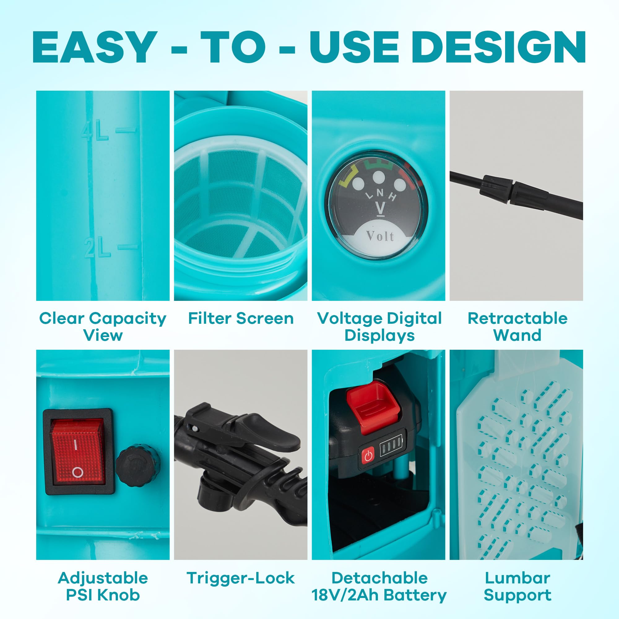 GarveeLife BKC-K7ZOPRR0GM Spreaders-Sprayers-Accessories - View #6