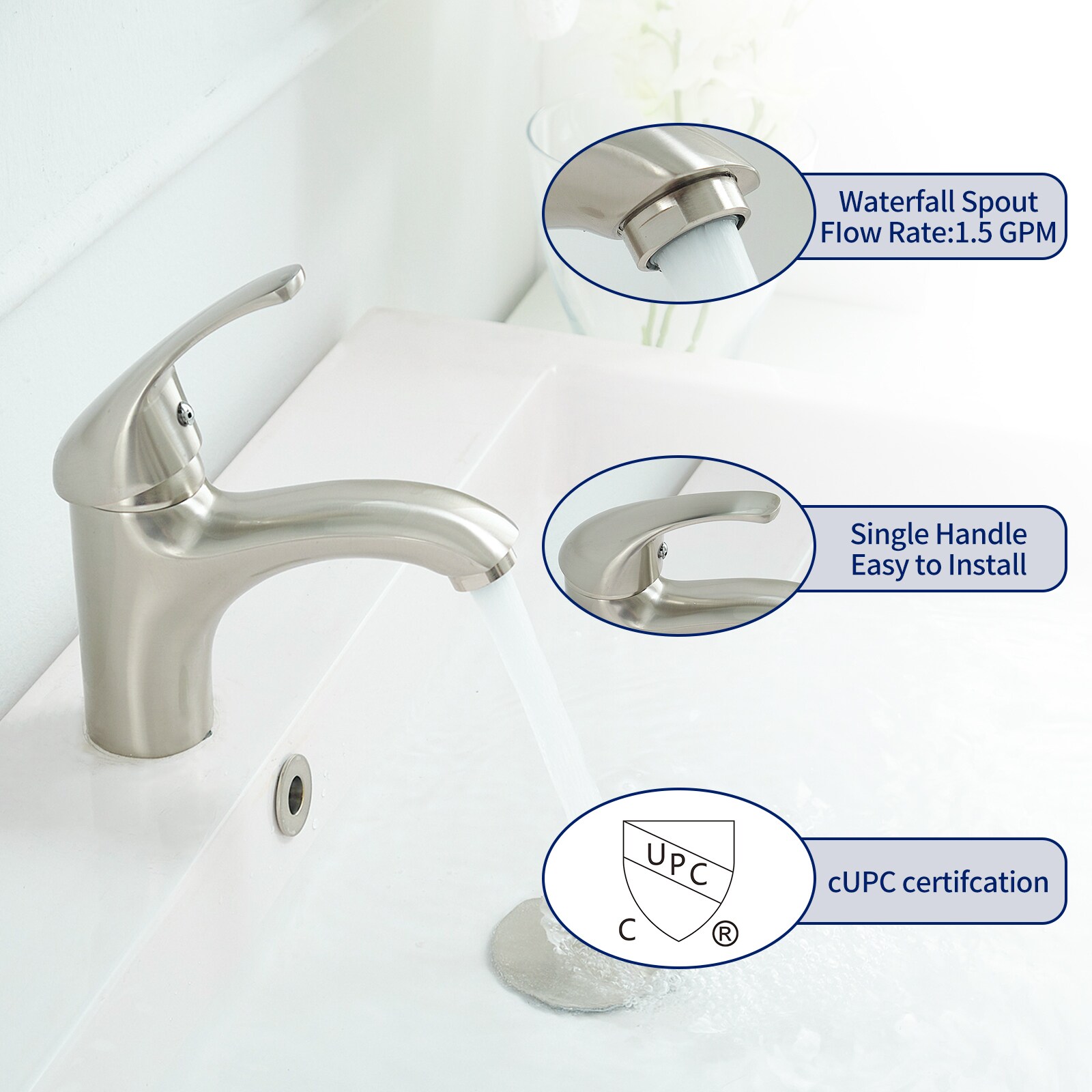 BWE A-99245-N-M2 Lavatory-Faucets - View #2
