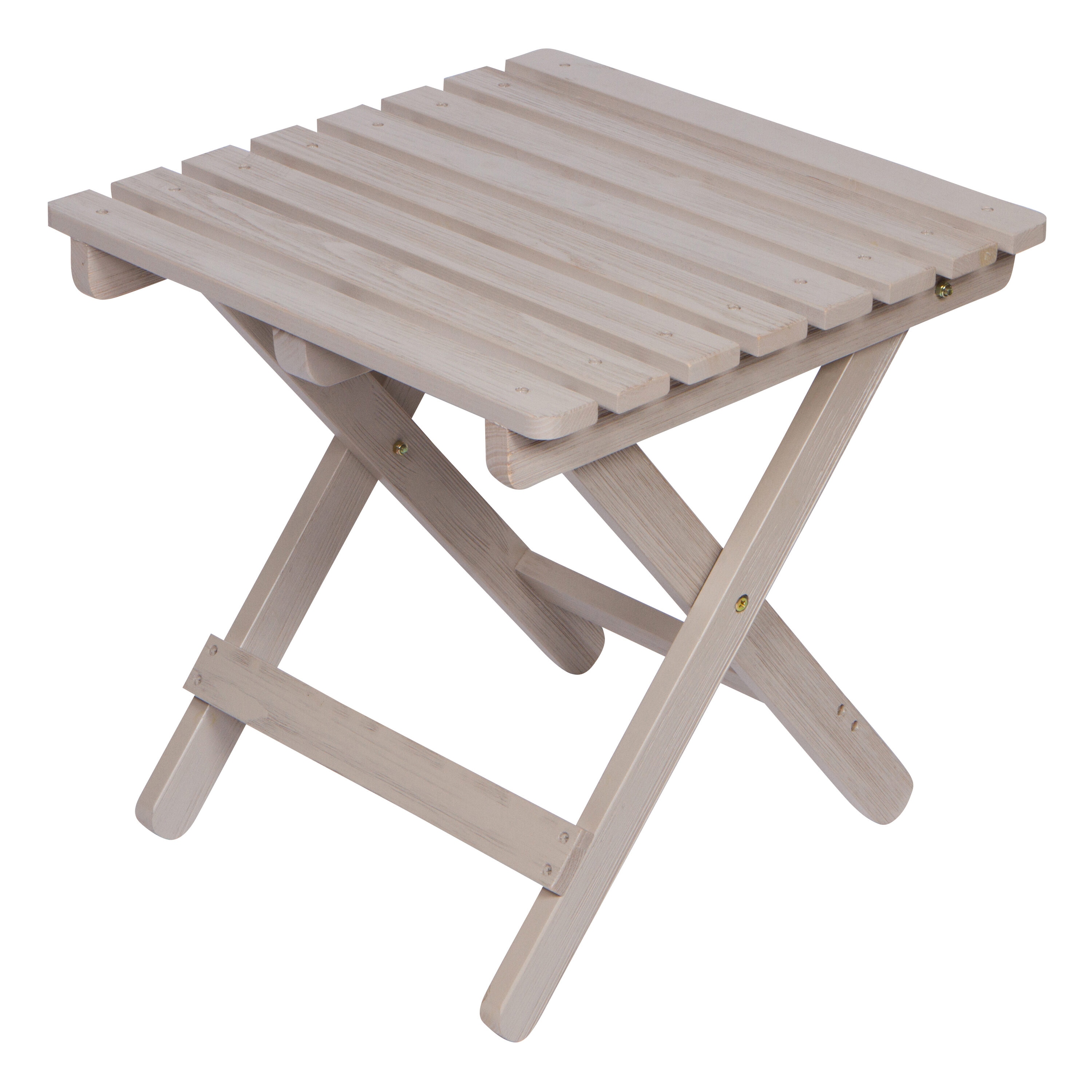 Sherwood Cedar Wood Folding Square Accent Table