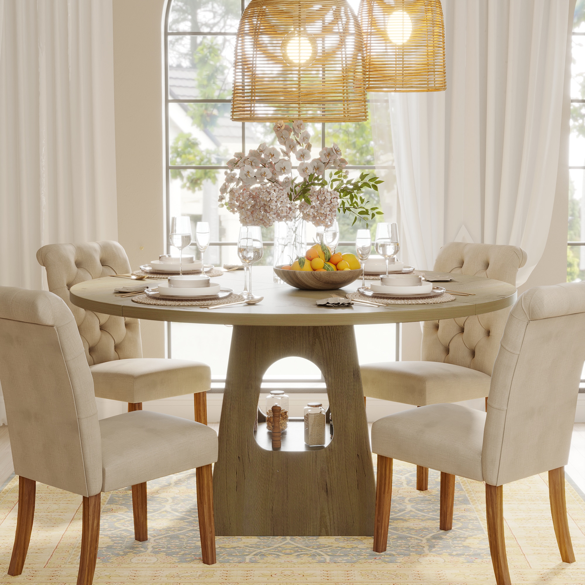 SINOFURN SYB930097GD Dining-Tables - View #4