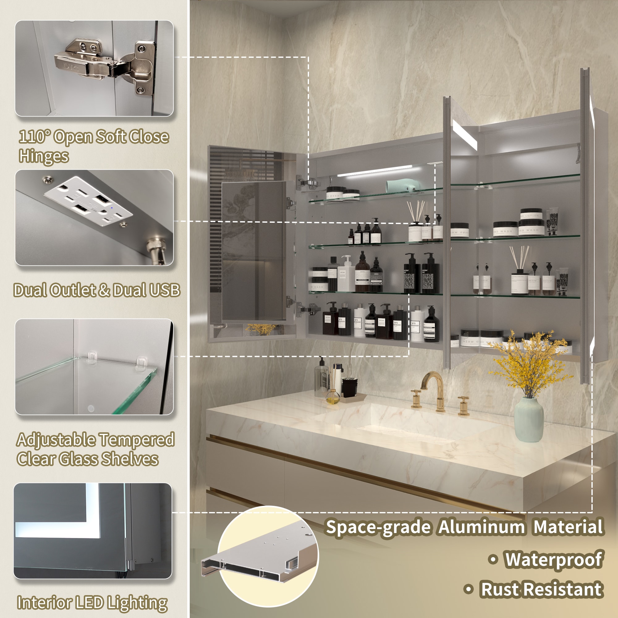ExBrite MC3636V11DX Bathroom-Medicine-Cabinets - View #9