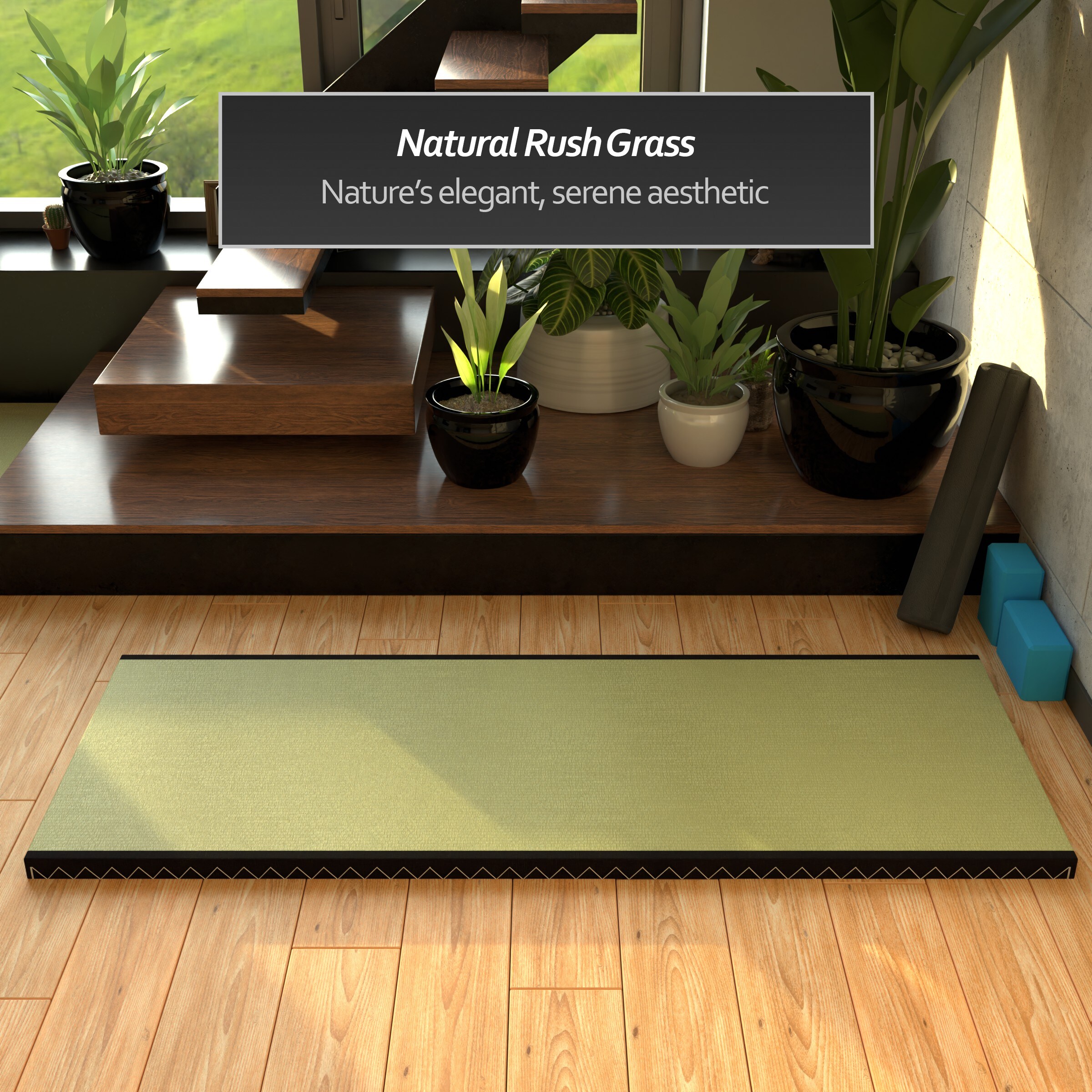 Red Lantern TATAMI-Q Mats-Cat - View #2