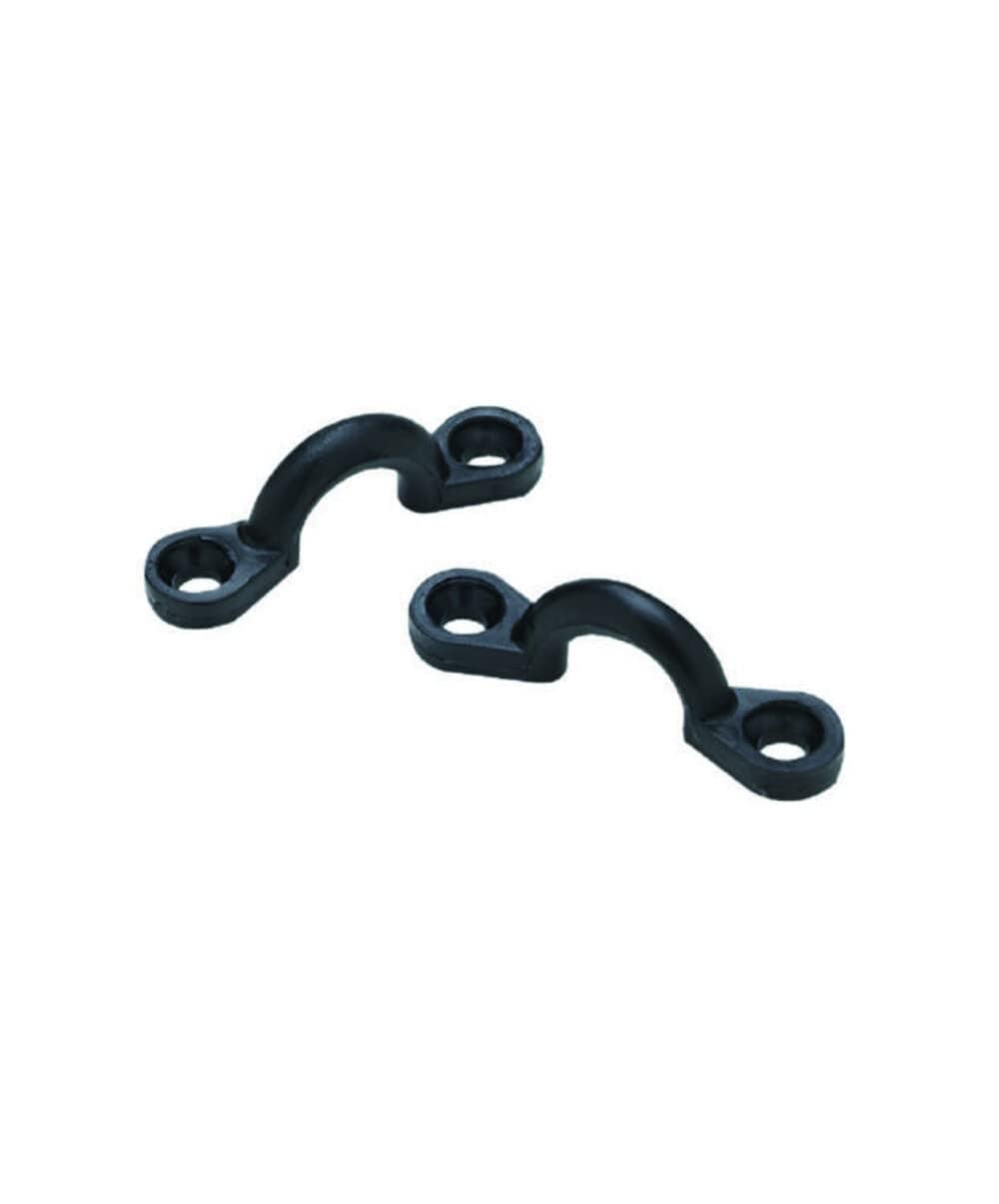 Seachoice  Eye Strap Black Nylon 48 x 10 mm Pack of 4