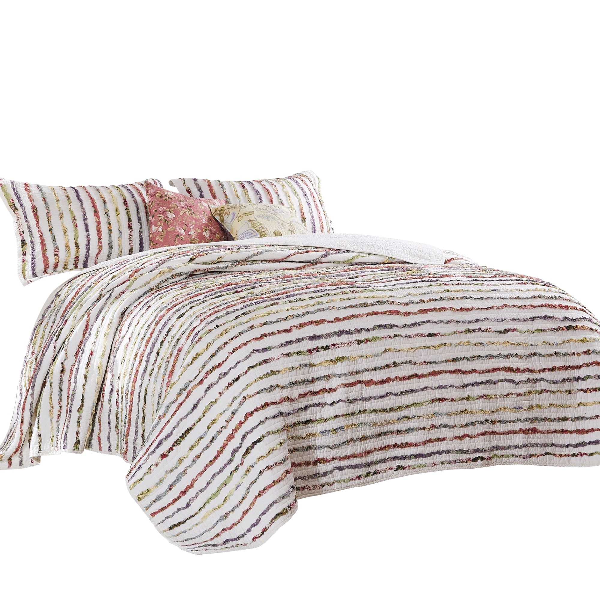 Benzara 5 -Piece Multicolor King Quilt Set #BM226429