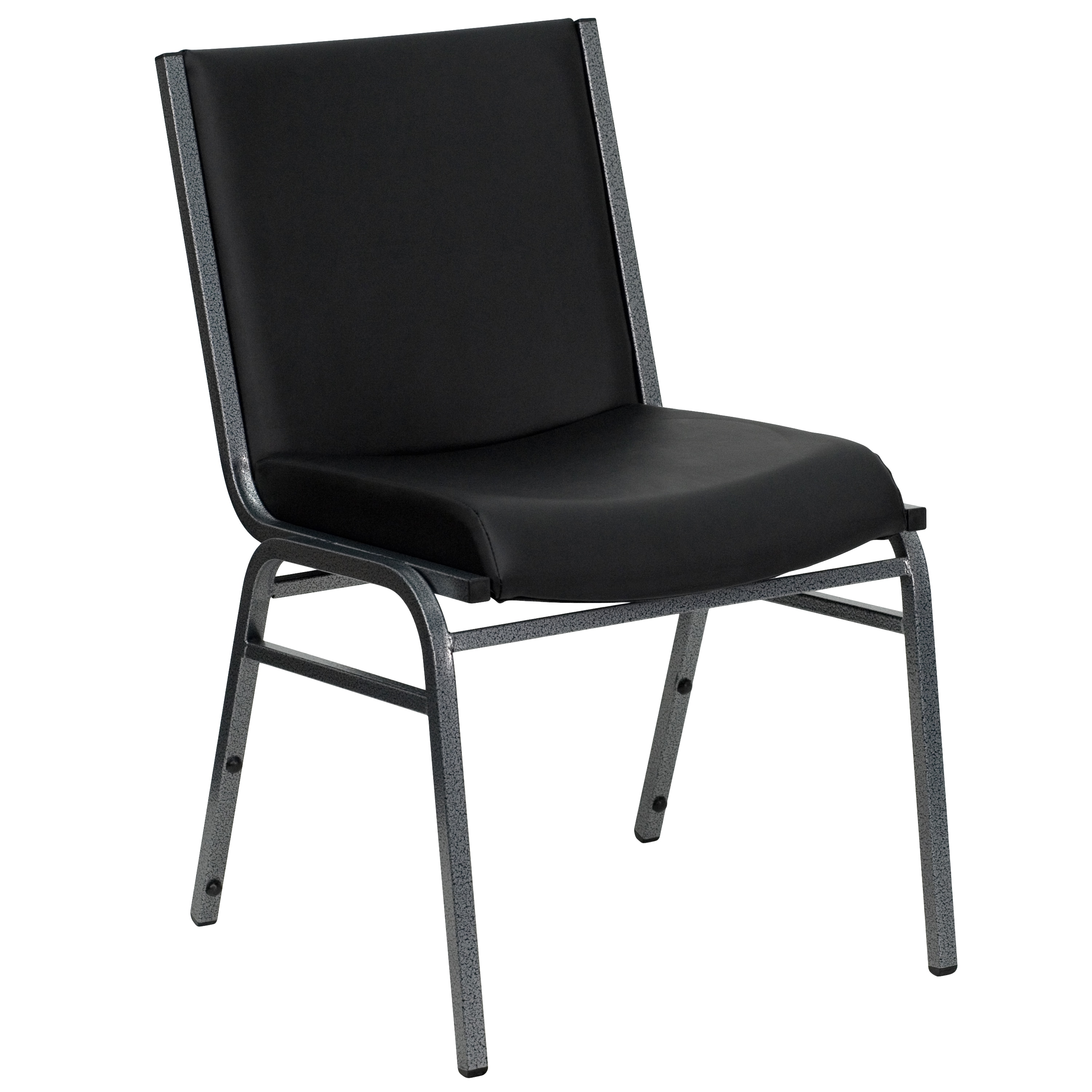 Flash Furniture 847254007719 Modern Black Vinyl Vinyl Accent Chair