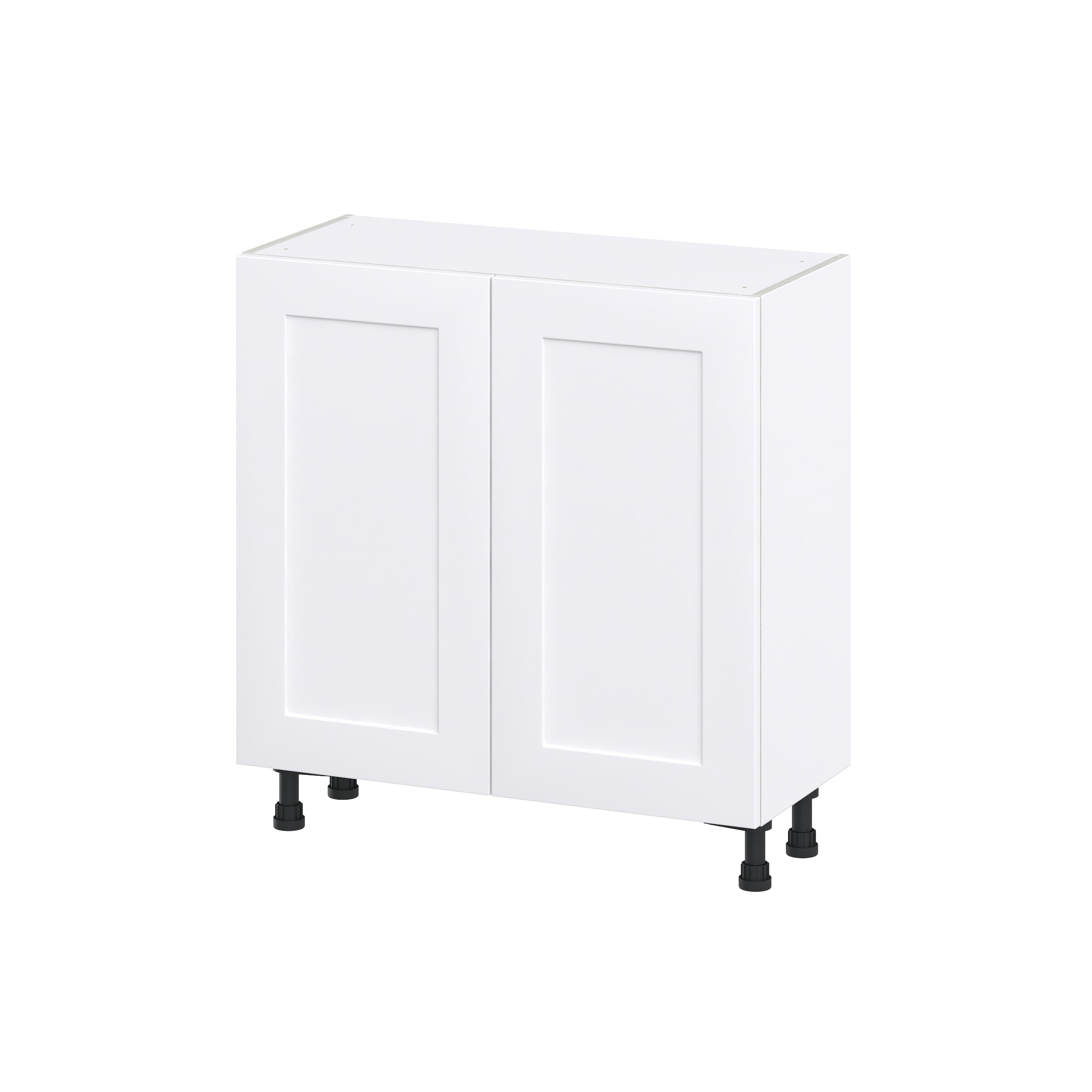 Hugo&Borg DSB3314FH-JO Jolie 33-in W x 34.5-in H x 14-in D Warm White Base Fully assembled Cabinet (Recessed Panel Shaker)