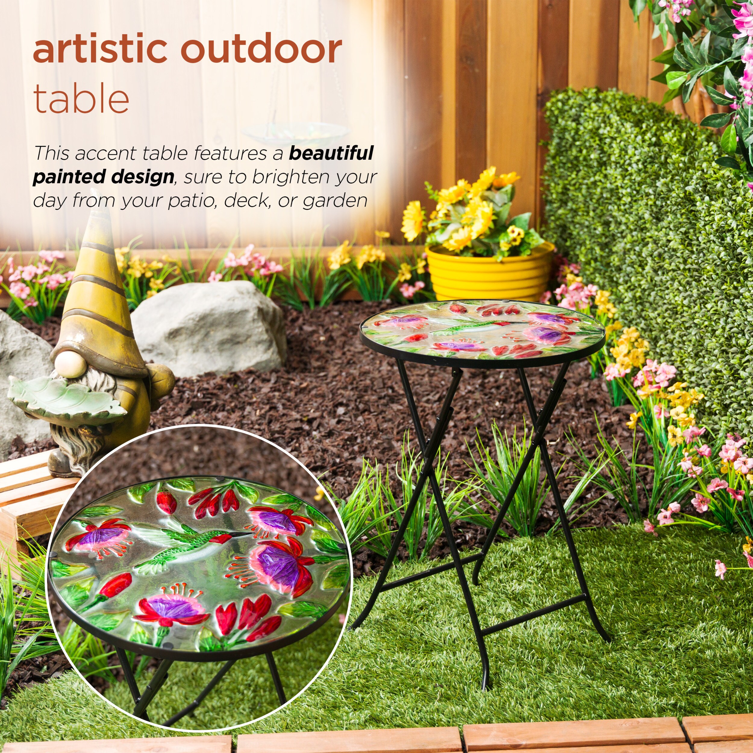 Alpine Corporation KBD107T-14 Patio-Tables - View #6