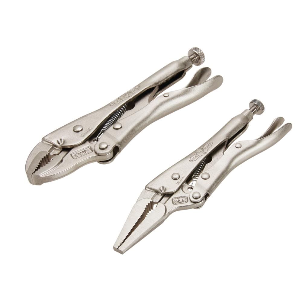 4-Piece Curved, Straight, and Long Nose Locking Pliers Set - SUNEX Tools
