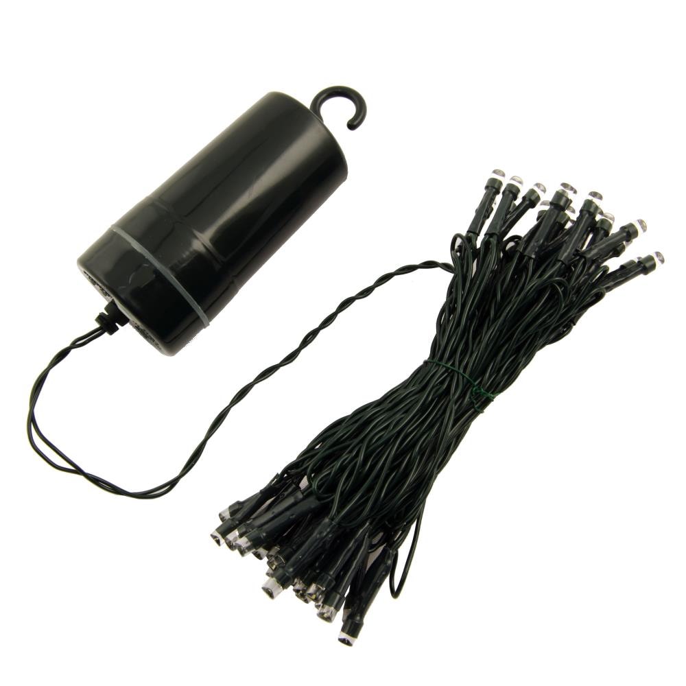 Flipo LAG-50LED-WWT 17-Feet Battery-operated Green Outdoor String Light with 50 White -Light LED