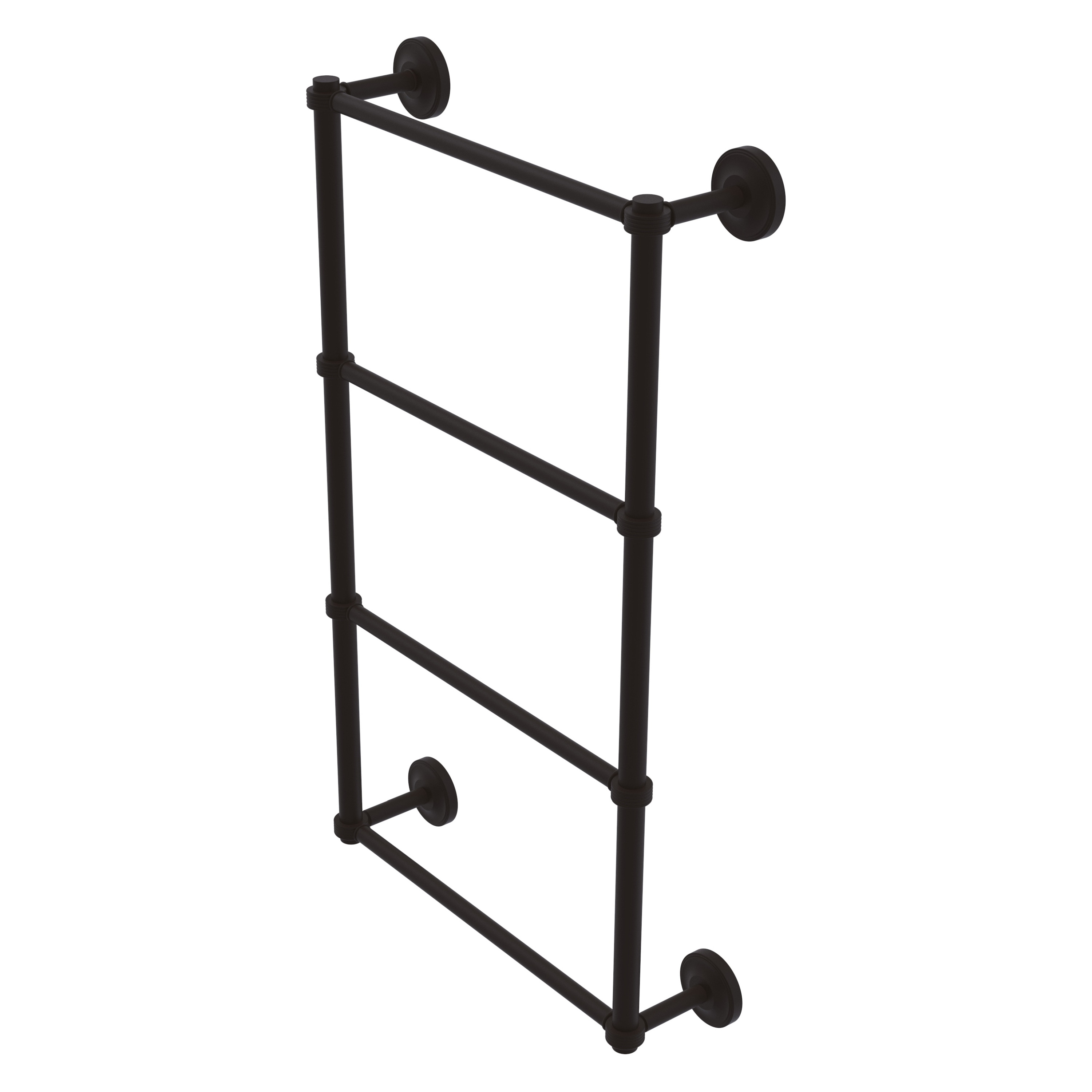 Allied Brass PR-28G-30-ORB Prestige Regal 30-in double Oil-rubbed bronze Wall mount 4-tier Towel Bar