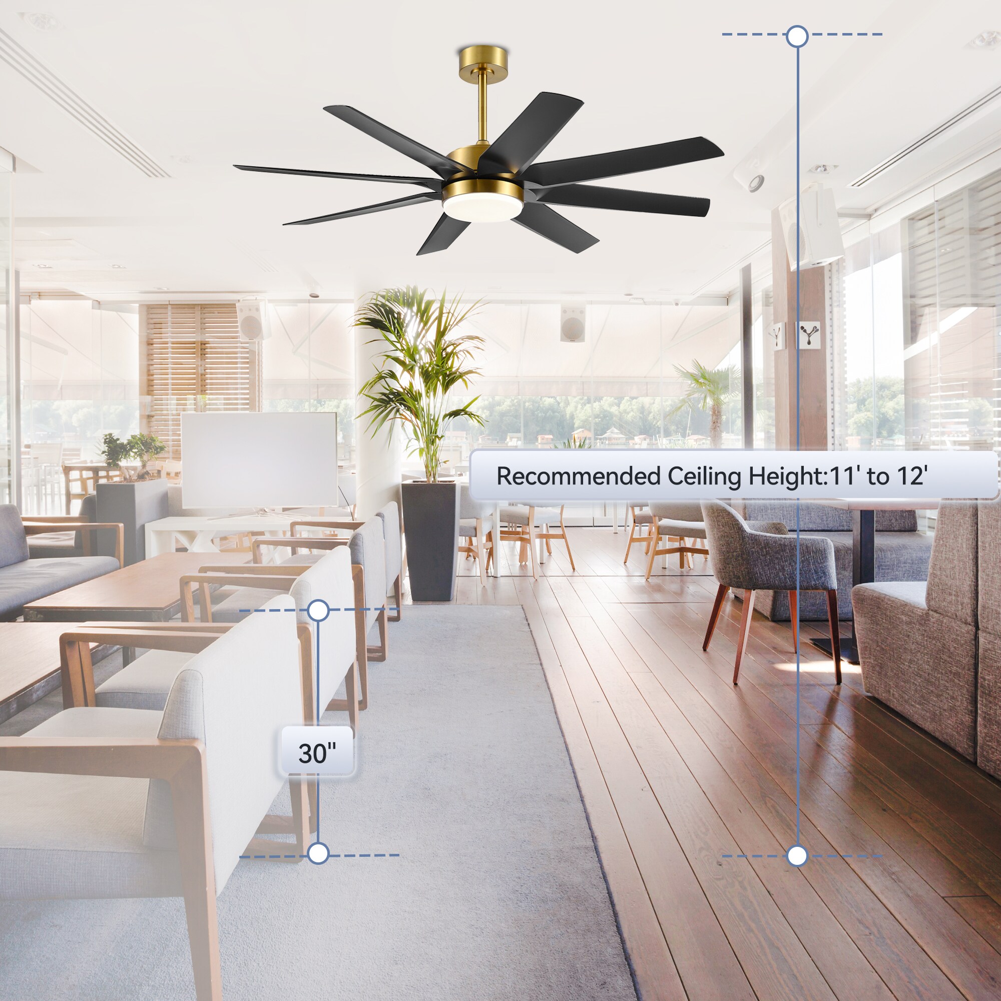 Breezary 23043-GB Ceiling-Fans - View #12
