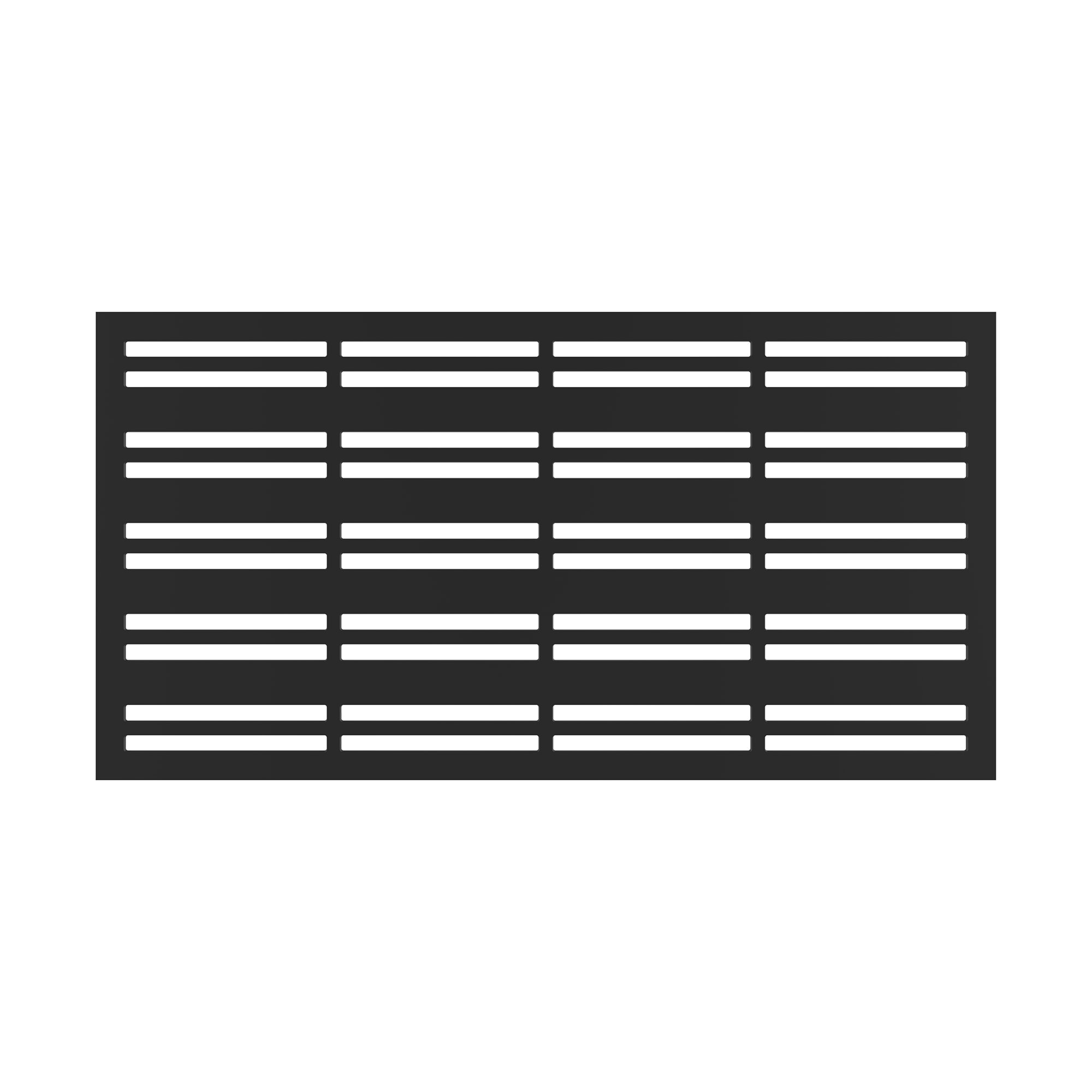 Deckorators Black Pier Polypropylene Privacy Screen panel #544664
