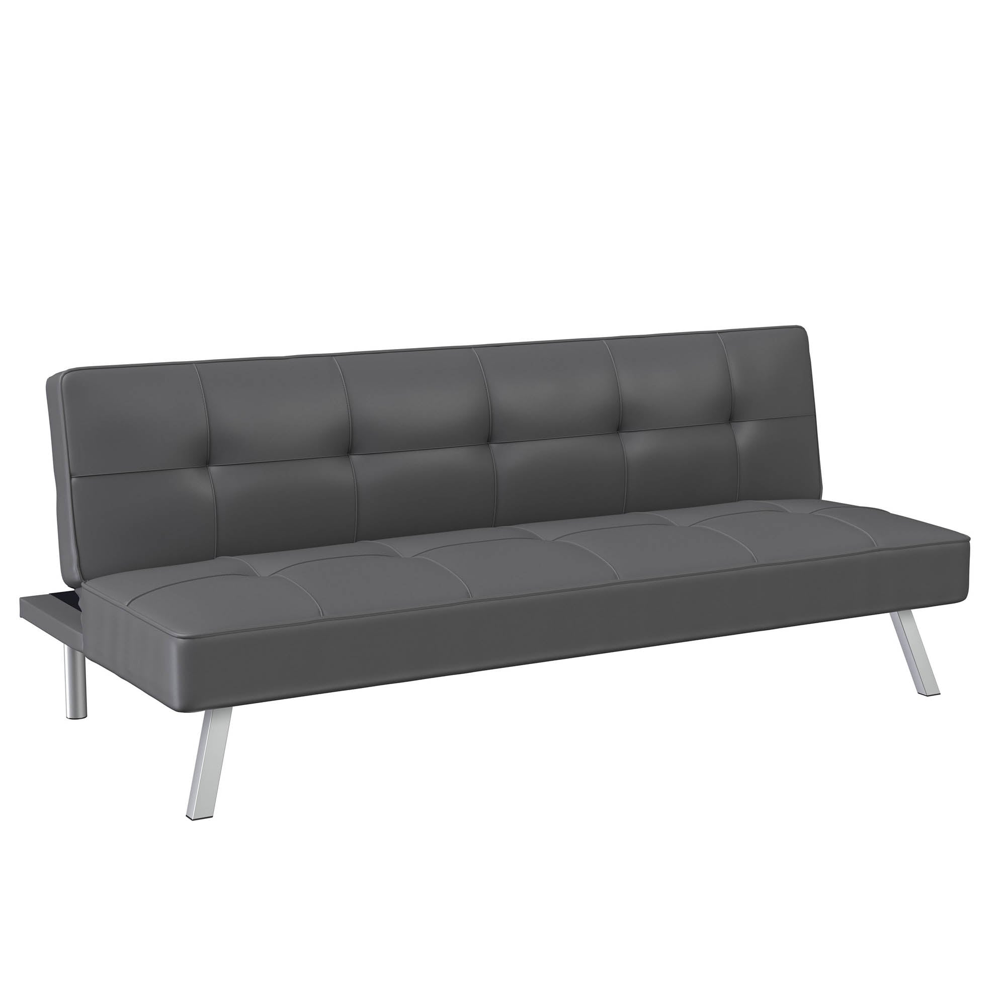 Serta Ky 33.1-in Modern Grey Polyester/Blend 3-seater Sofa at Lowes.com