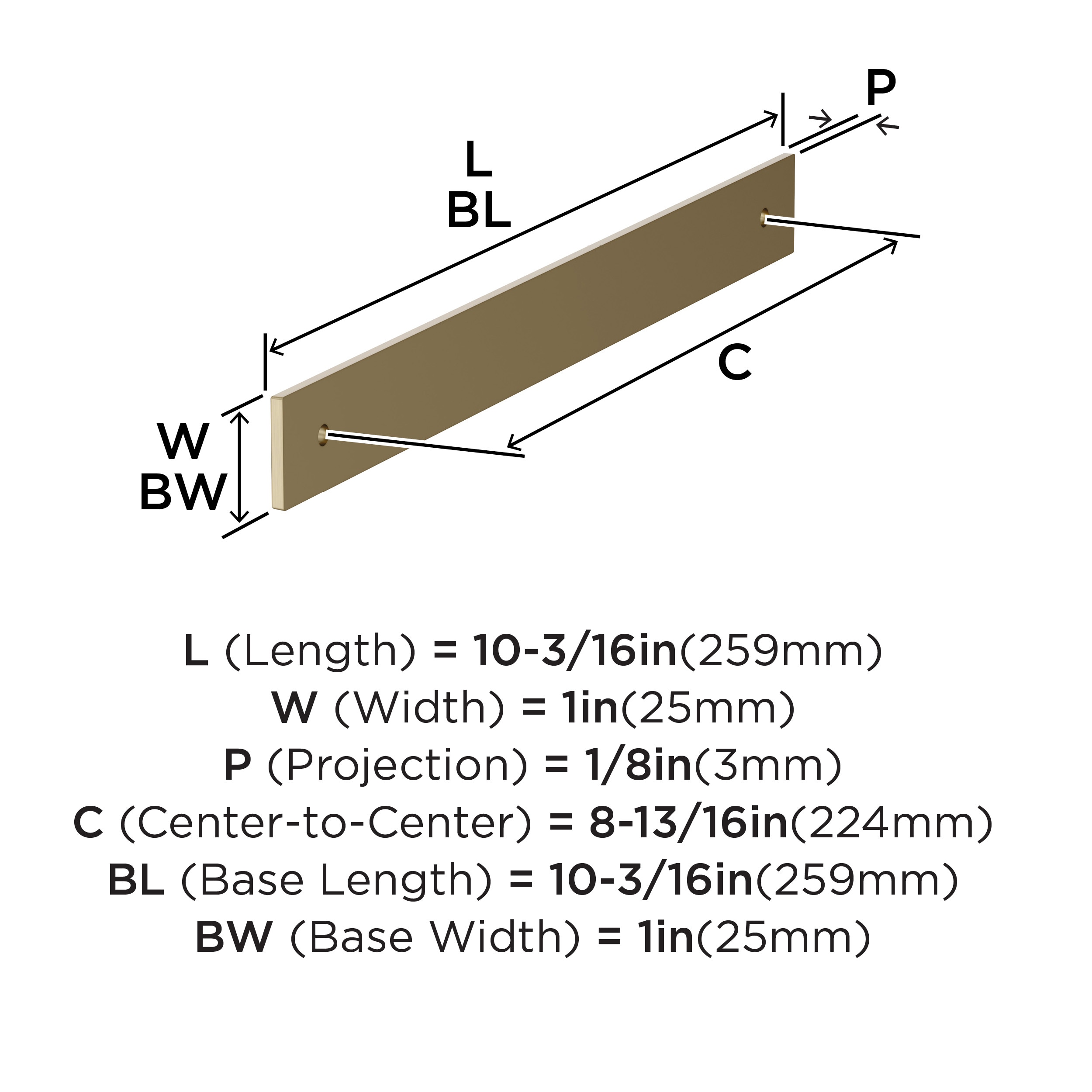 Amerock BP37766BBZ Drawer-Hardware - View #4
