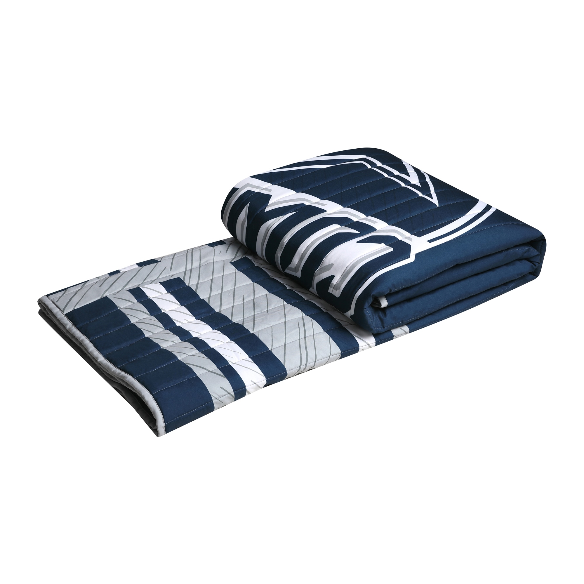 Cathay Sports Dallas Cowboys Blue/Silver 60-in x 80-in Throw in the  Blankets & Throws department at