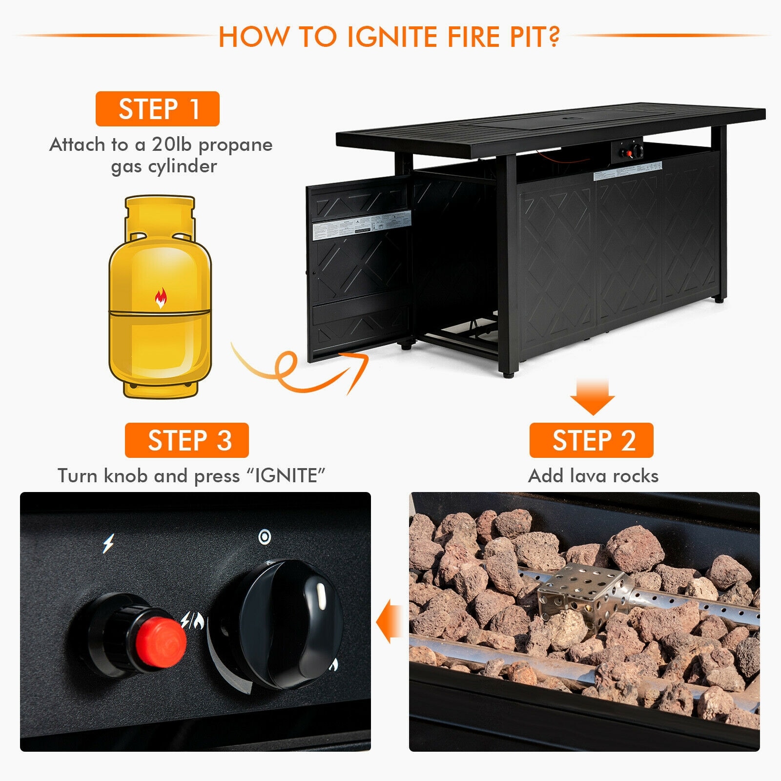  CL210US-BKFP Outdoor-Gas-Firepits - View #4