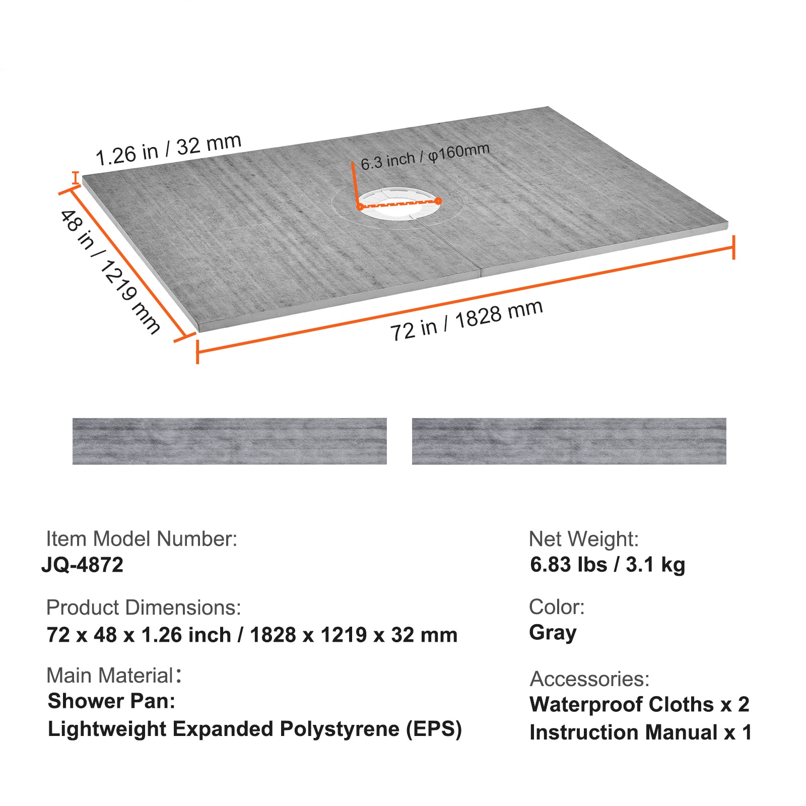 VEVOR SCLYAZDB487204094V0 Bathroom-Accessories - View #7