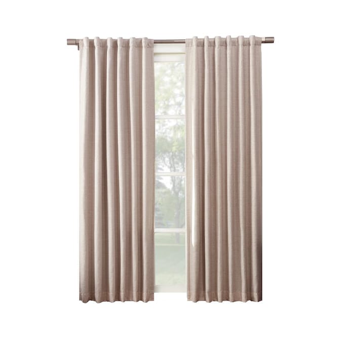 Allen Roth 84 In Rose Gold Polyester, Rose Gold Curtains