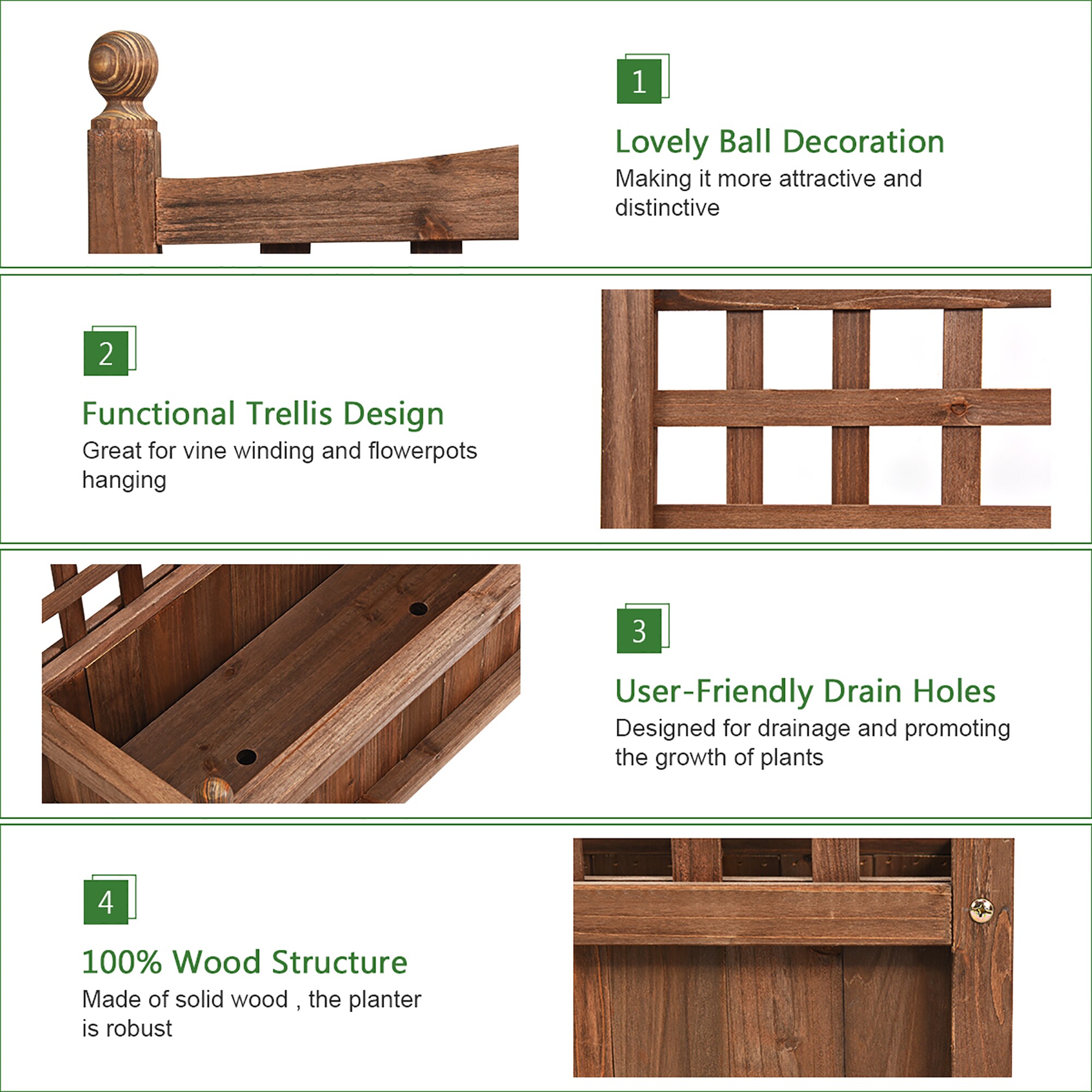 Costway LWS00521 Raised-Planter-Boxes - View #4