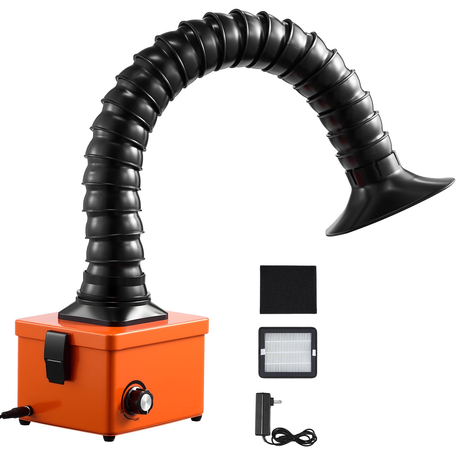 Mecale 40W Desktop Solder Fume Extractor with 2-Stage Filter - Adjustable Airflow Smoke Absorber #YAS-5DKKD8