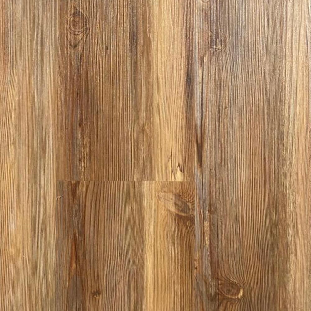 Deco Products SAR106 (Sample) HYDROSTOP Golden PIne Brown Wood look 20-mil Waterproof and Water Resistant Interlocking Flooring Sample Packs