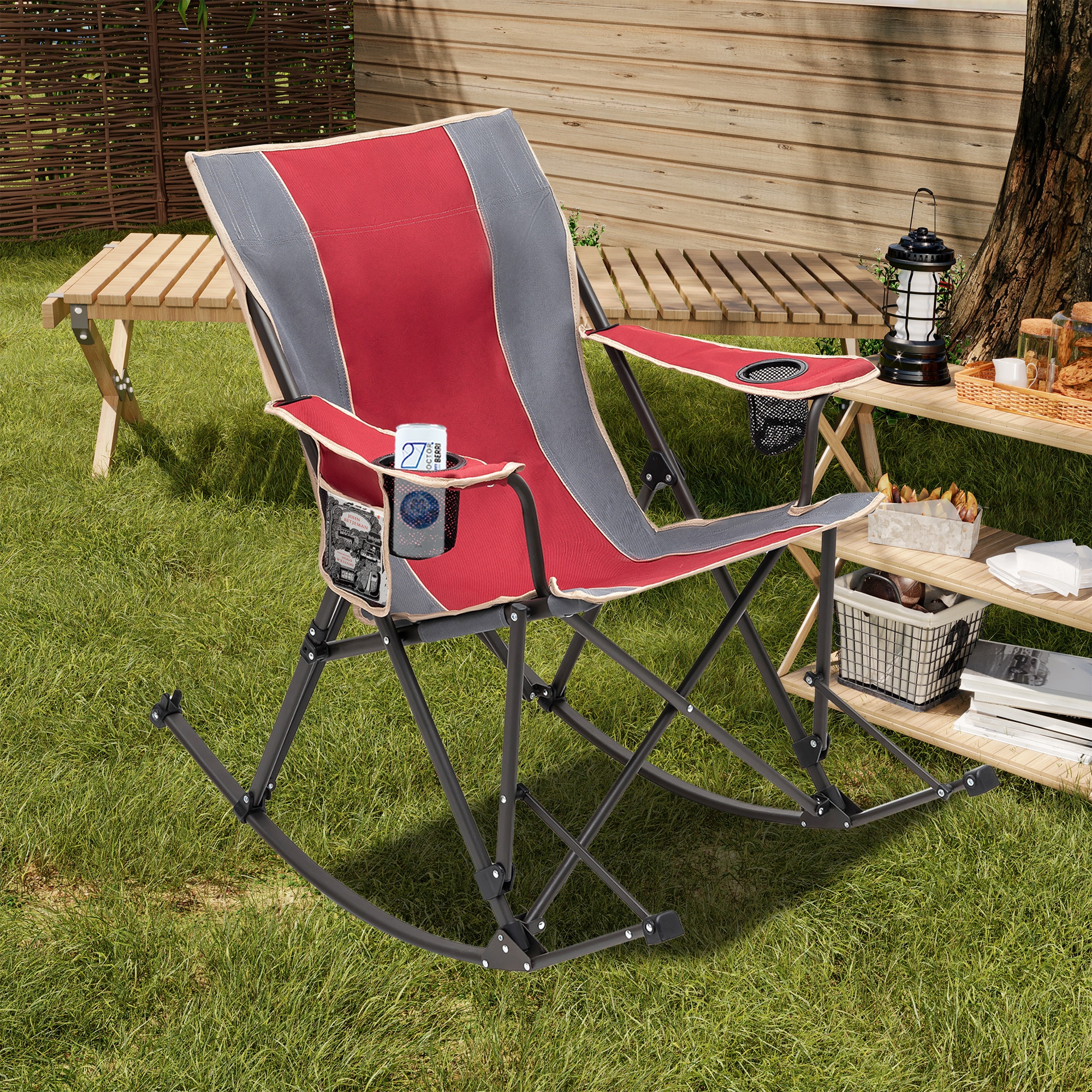 Clihome CL-CCAC2457XRD1 Beach-Camping-Chairs - View #3