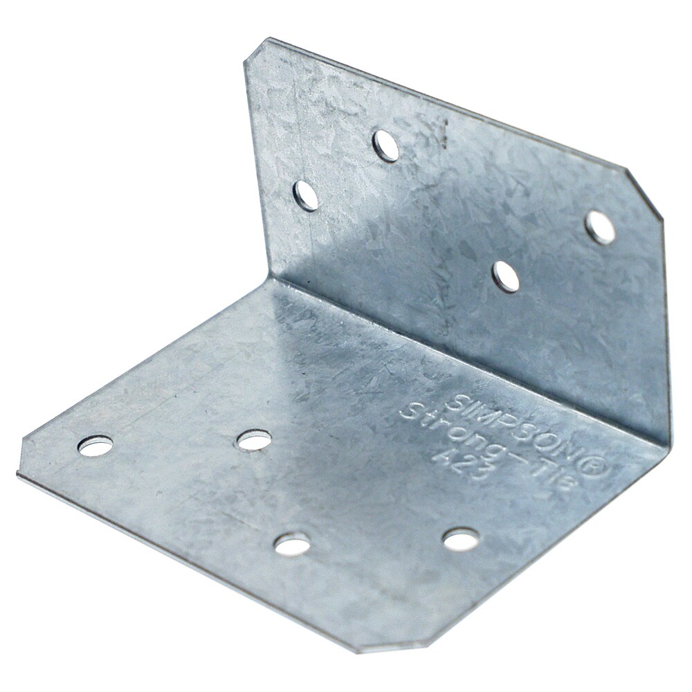 Simpson Strong-Tie 1.546-in x 2.75-in x 2.046-in 18 -Gauge G90 galvanized Steel Angle