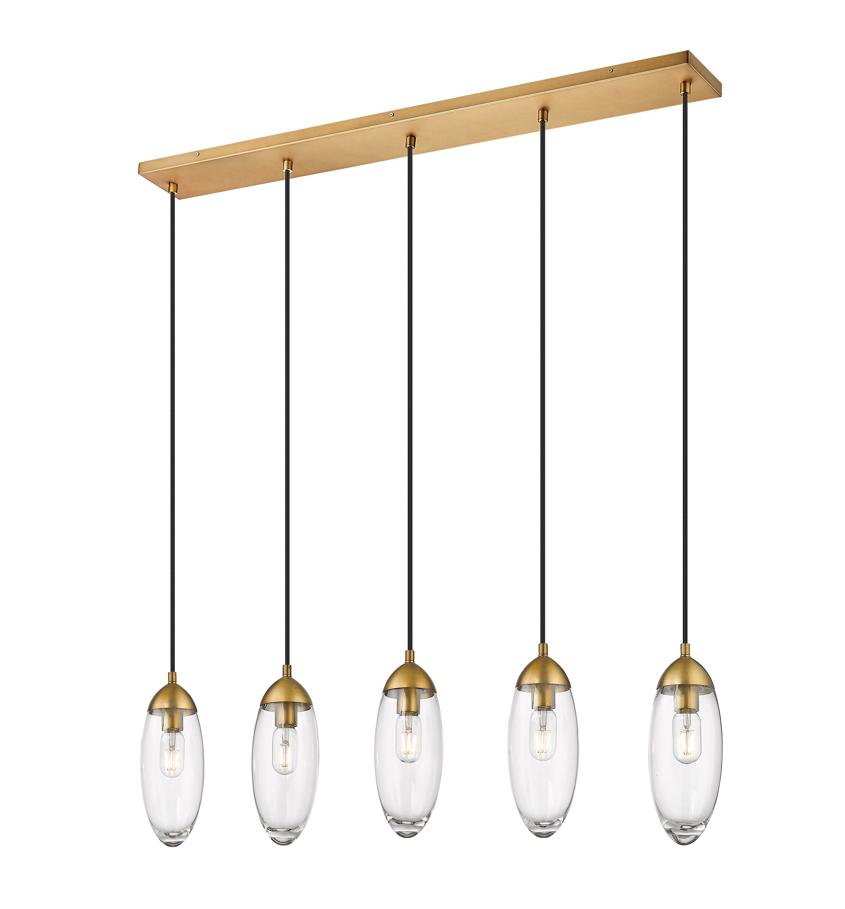 Z-Lite 651P-5L-RB Arden 5 -Light Oil-rubbed Brass Modern/contemporary For Use in Bedrooms, Dining Rooms, Foyers, Kitchens, Living Rooms Chandelier