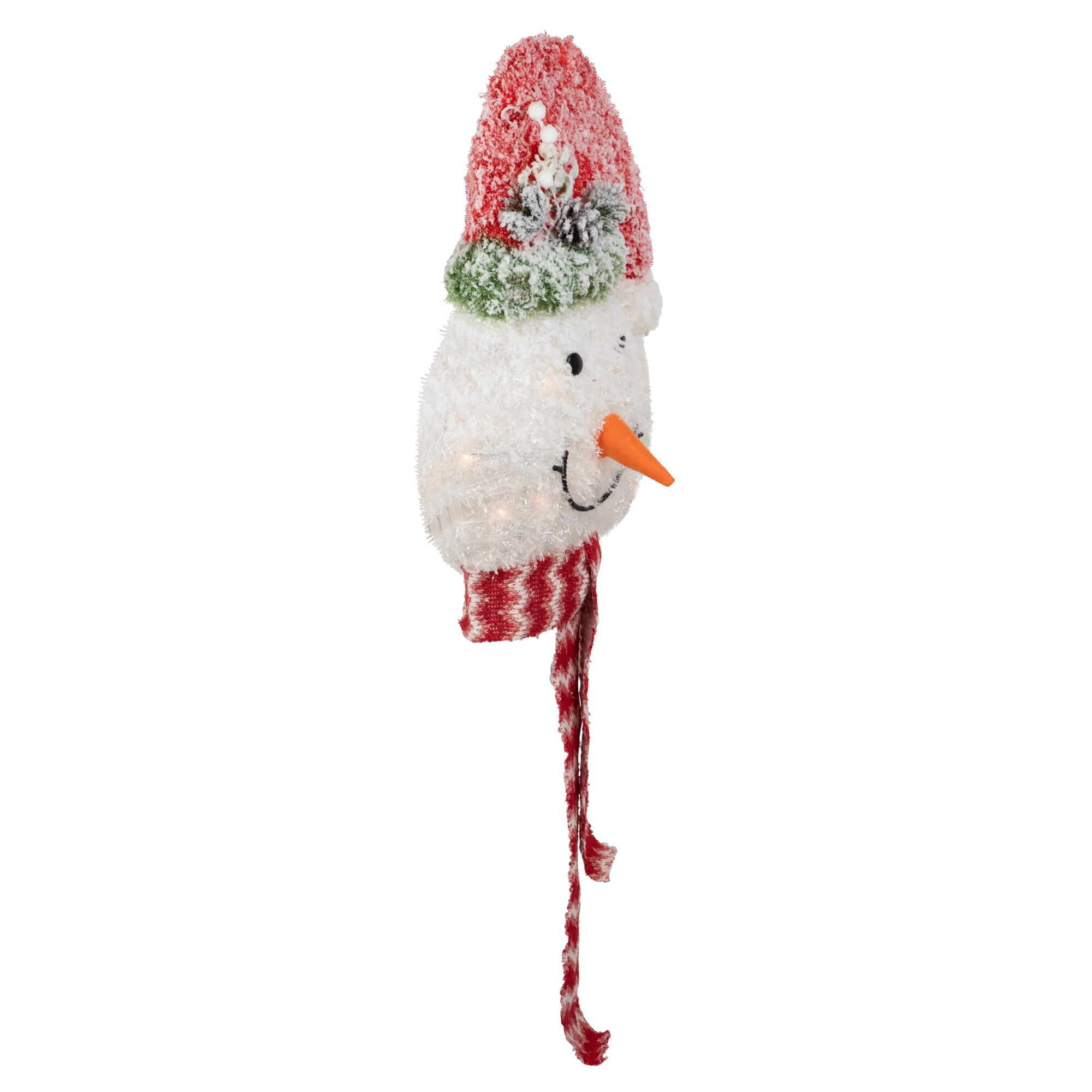 Northlight 21-in Merry Christmas Red White Christmas Tree Topper in the ...