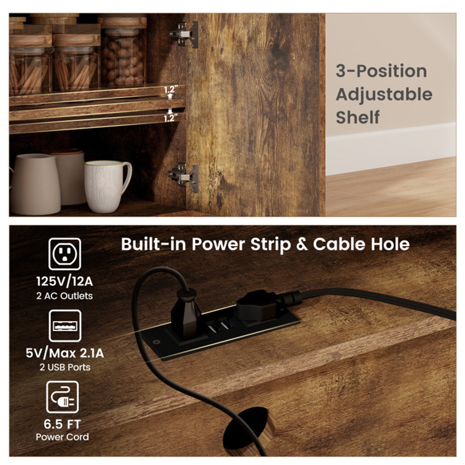 BABOOM BOM-5554AAG-OR Kitchen-Furniture - View #6