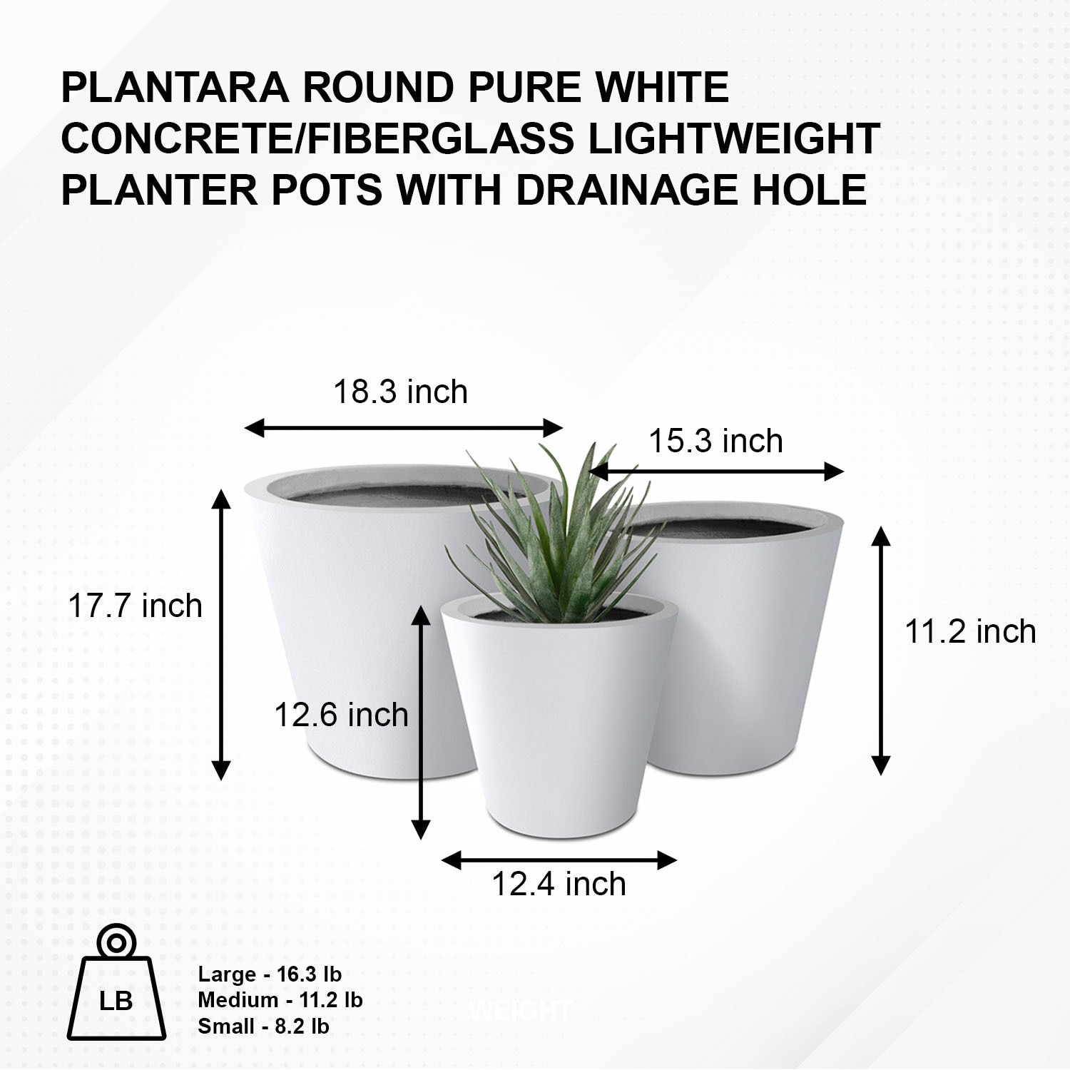 PLANTARA PA154S3-8011 Planter-Window-Box - View #2