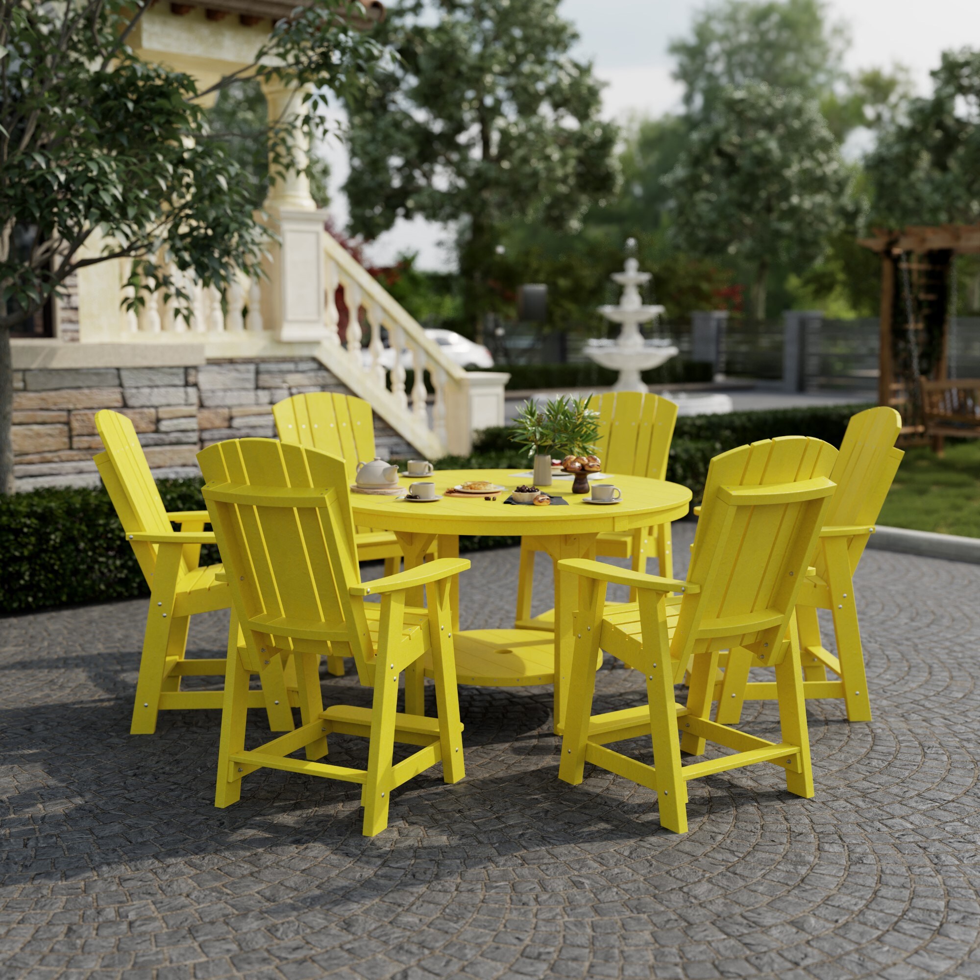 Wildridge LCC-177-LY Patio-Dining-Sets - View #2