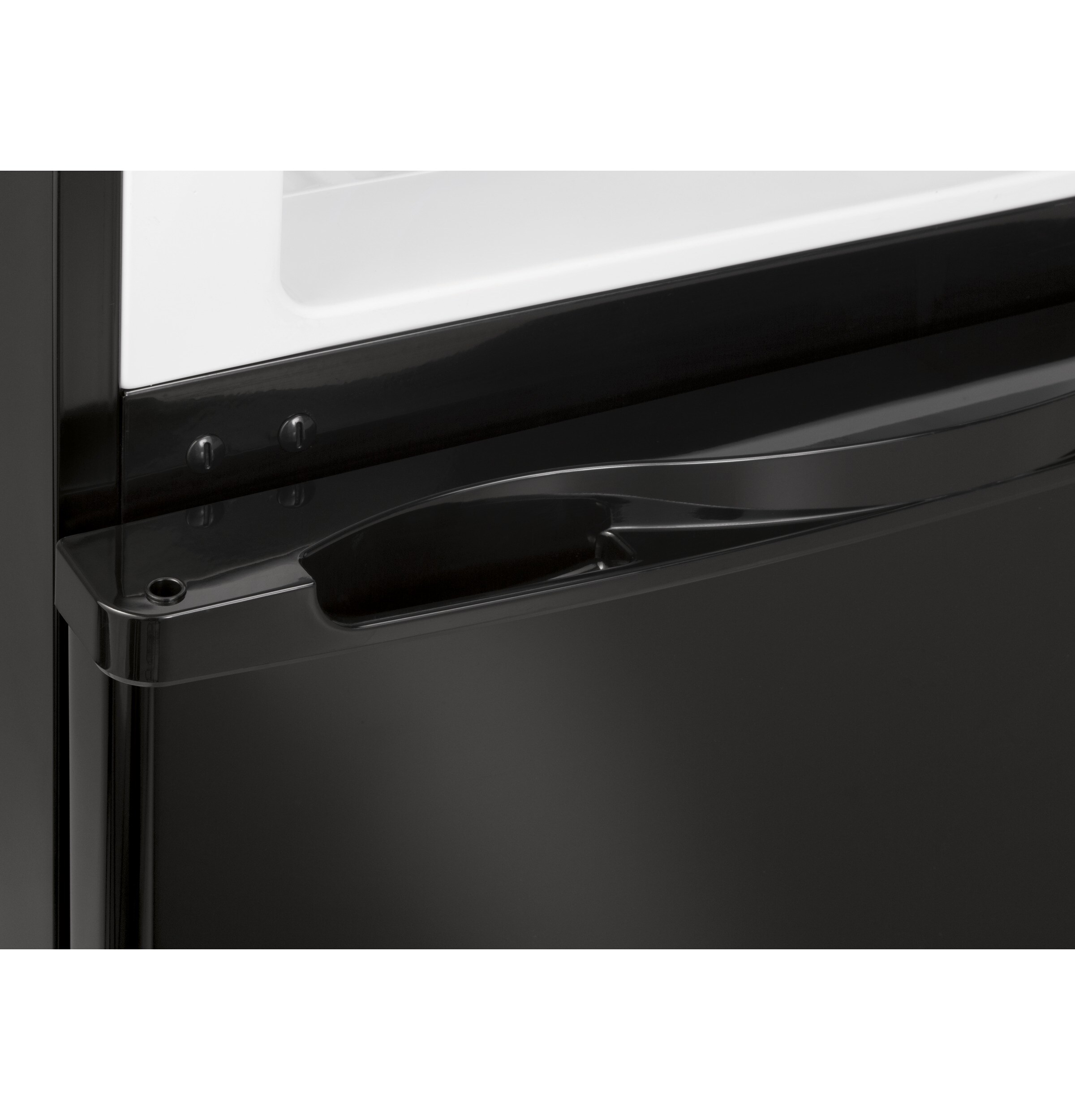 Haier 9.8-cu ft Counter-depth Top-Freezer Refrigerator (Black) in the ...