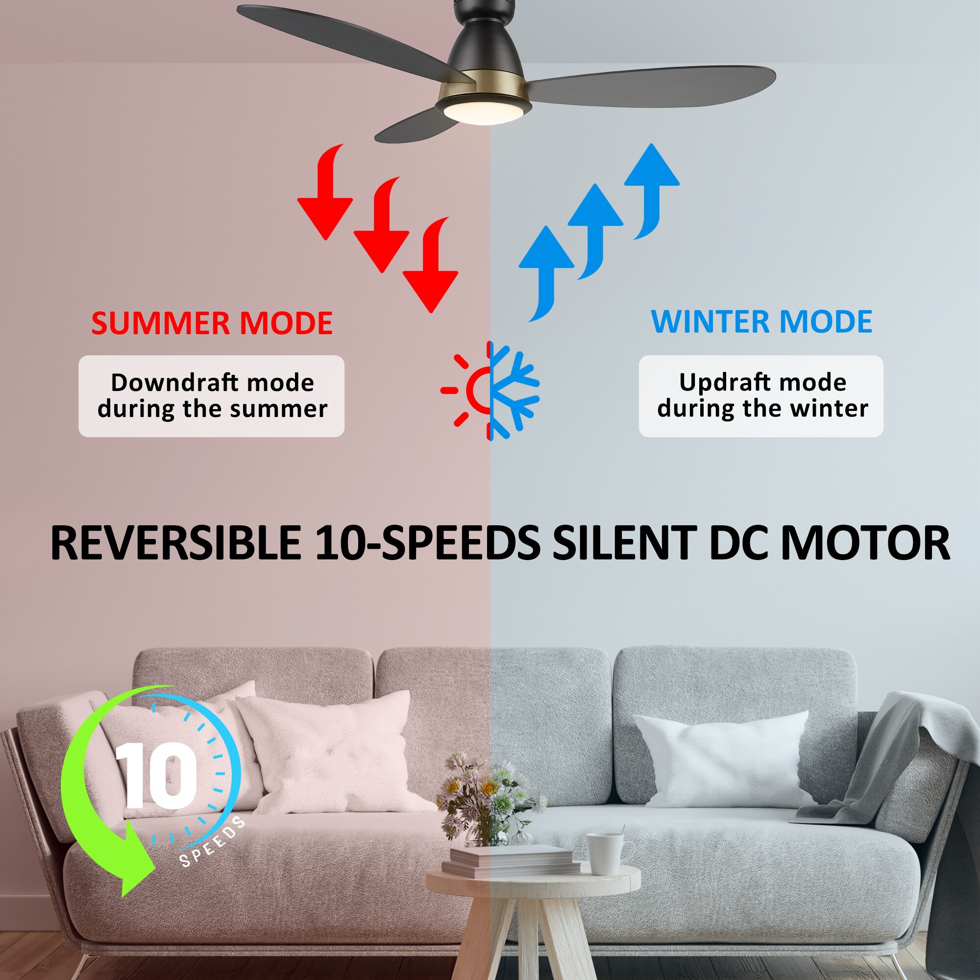 CARRO USA LS523Q7-L12-B2-1-FM Ceiling-Fans - View #5