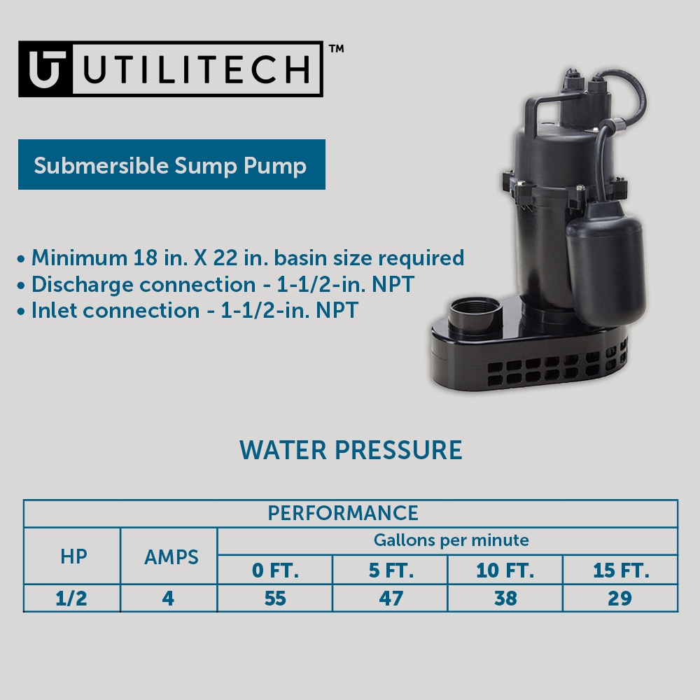 Utilitech 148011 pumps - View #3