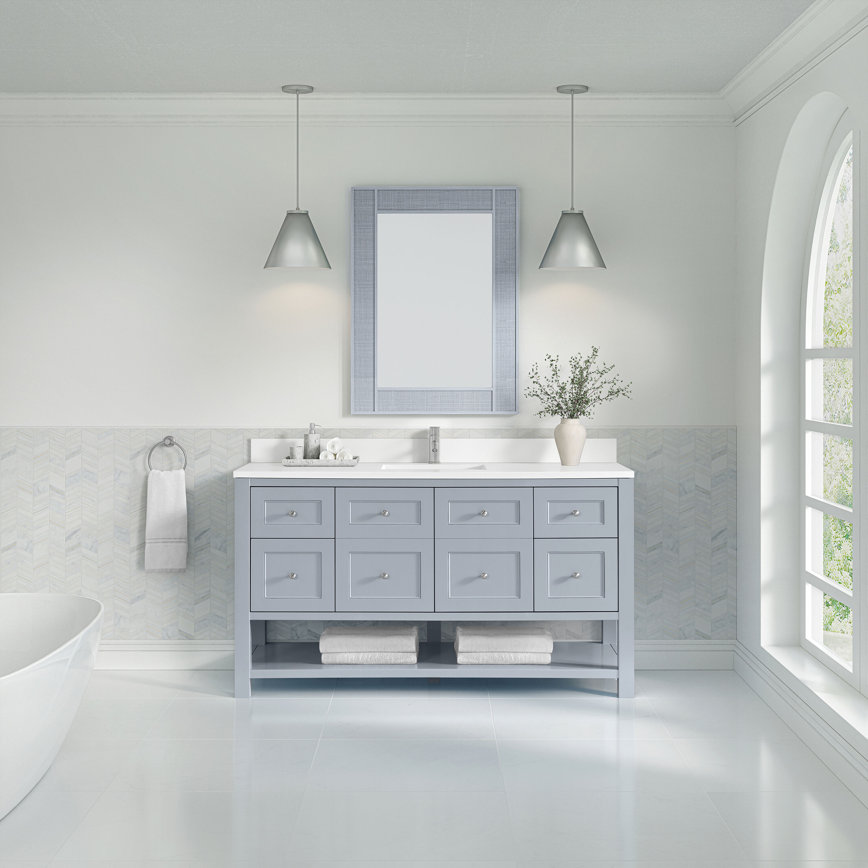 James Martin Vanities 330-V60S-SRB-1WZ Bath-Vanity-Combo - View #3