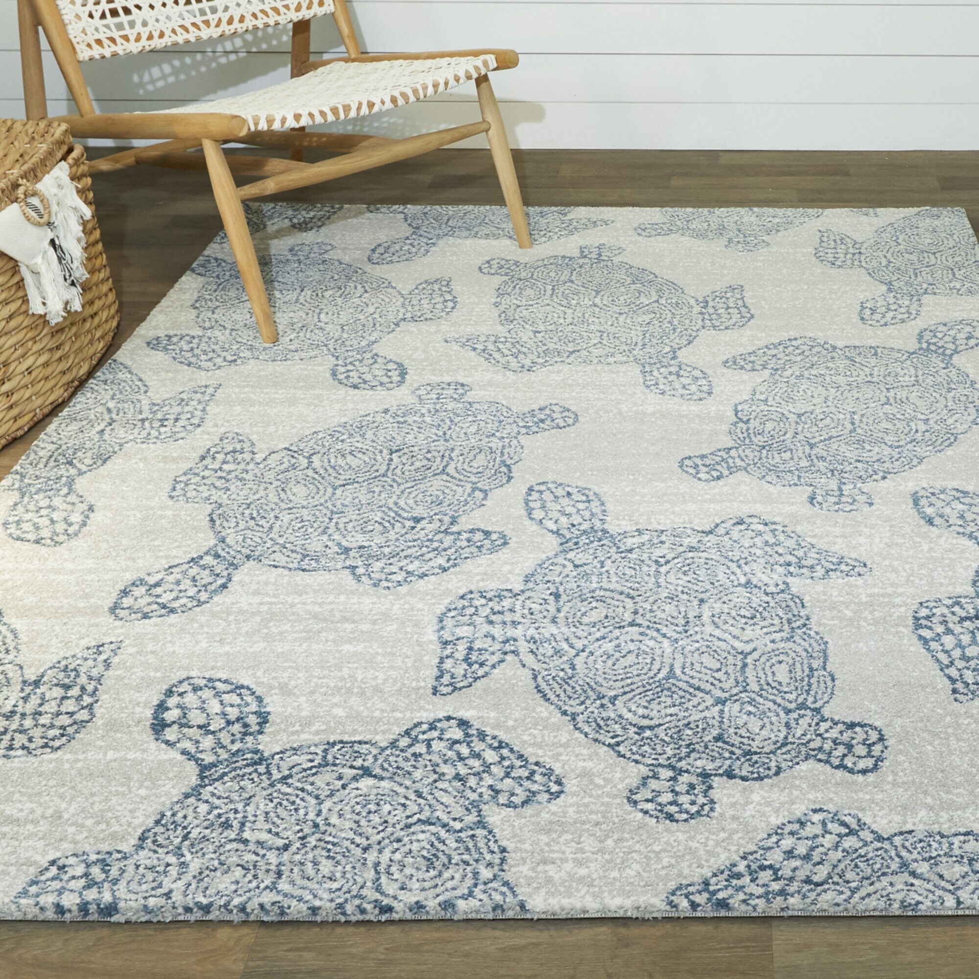 Balta 3094985 8 x 10 (ft) Loomed Polypropylene Beige Rectangular Indoor Animal print Coastal Area rug