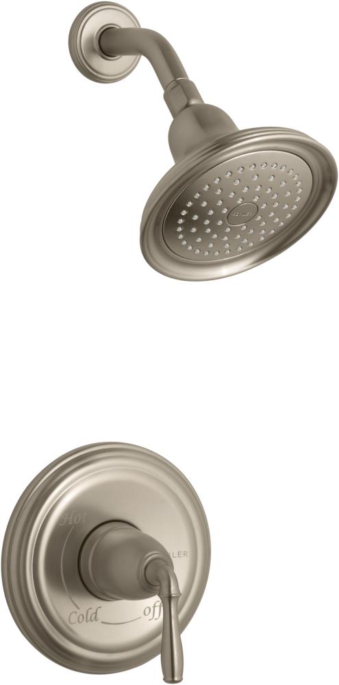 KOHLER 1-Handle Shower Trim Kit in Vibrant Brushed Bronze (Valve Not Included)
