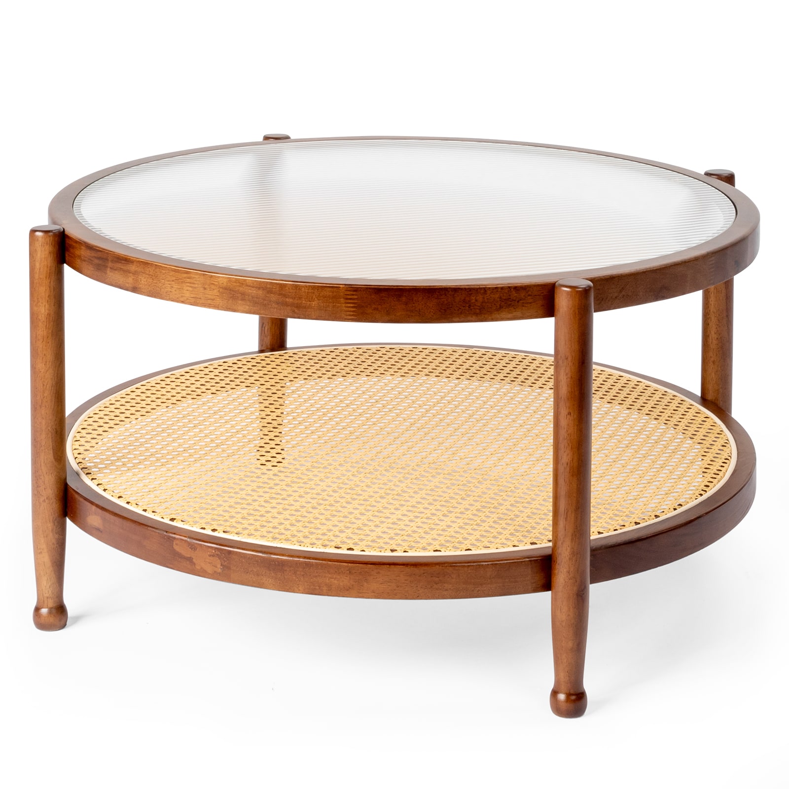 Winado LO1G56001392 Side Table Round Outdoor End 31.49-in W x 31.49-in L