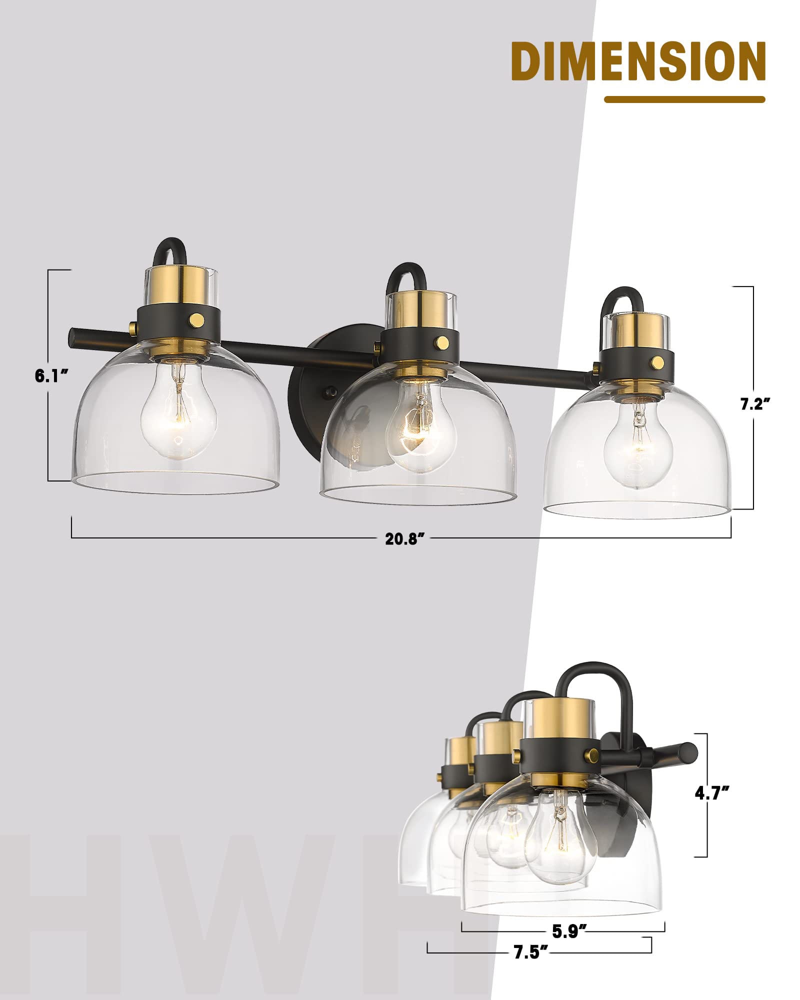 LTMATE LS5HZG68B-3W BK+BG b089995 - View #4