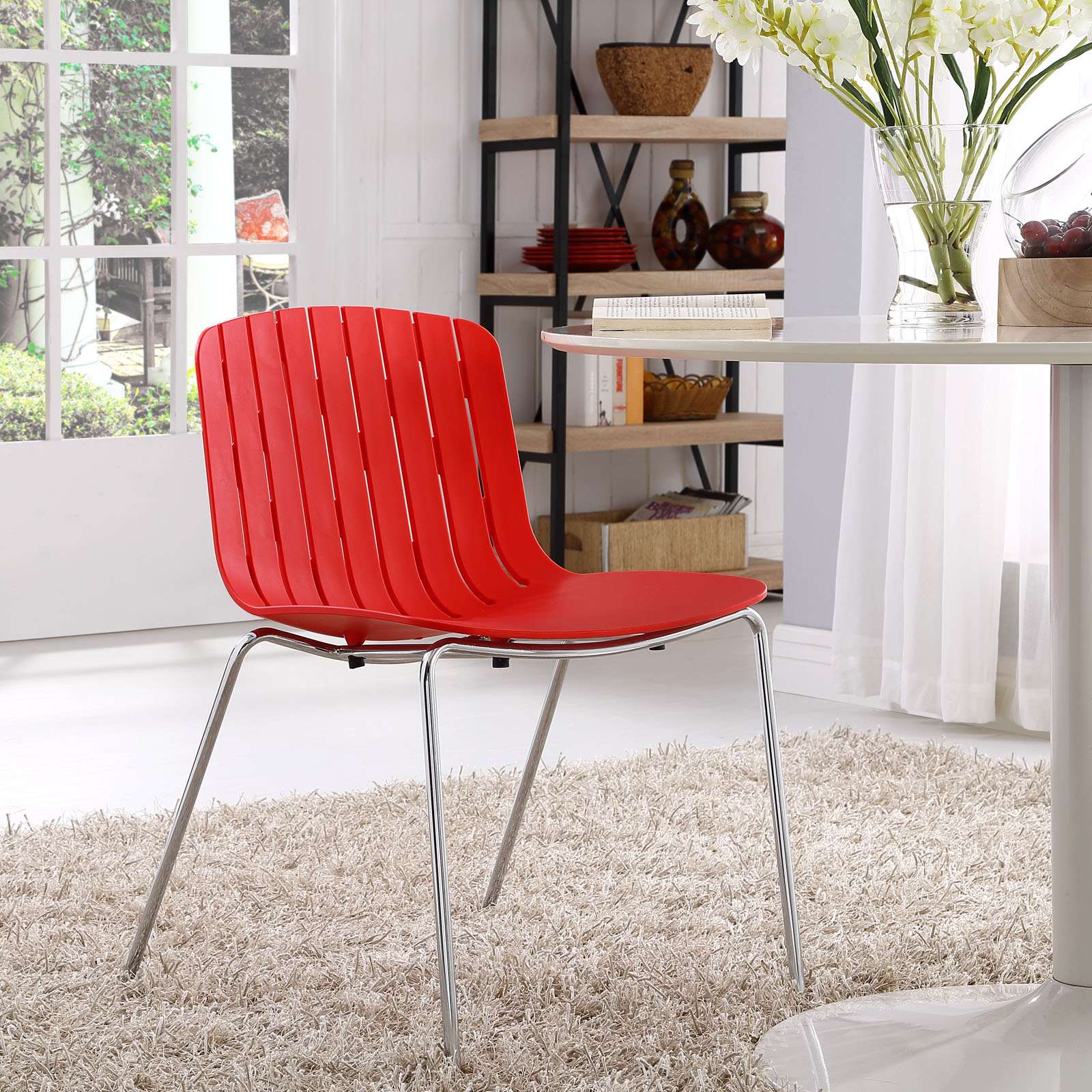Modway EEI-1495-RED Dining-Chairs - View #2