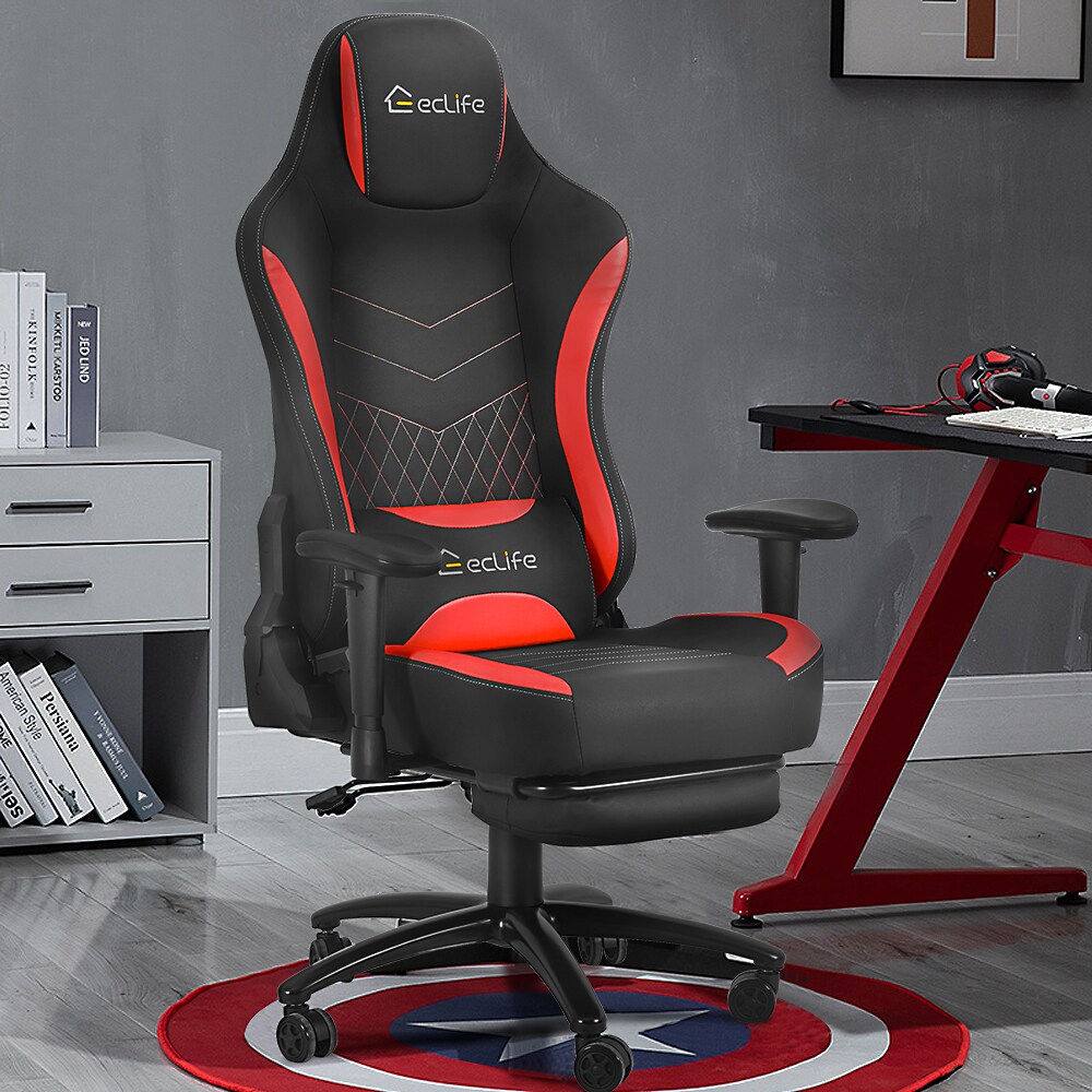 Sumyeg Game office chair Black and Red Contemporary Ergonomic ...