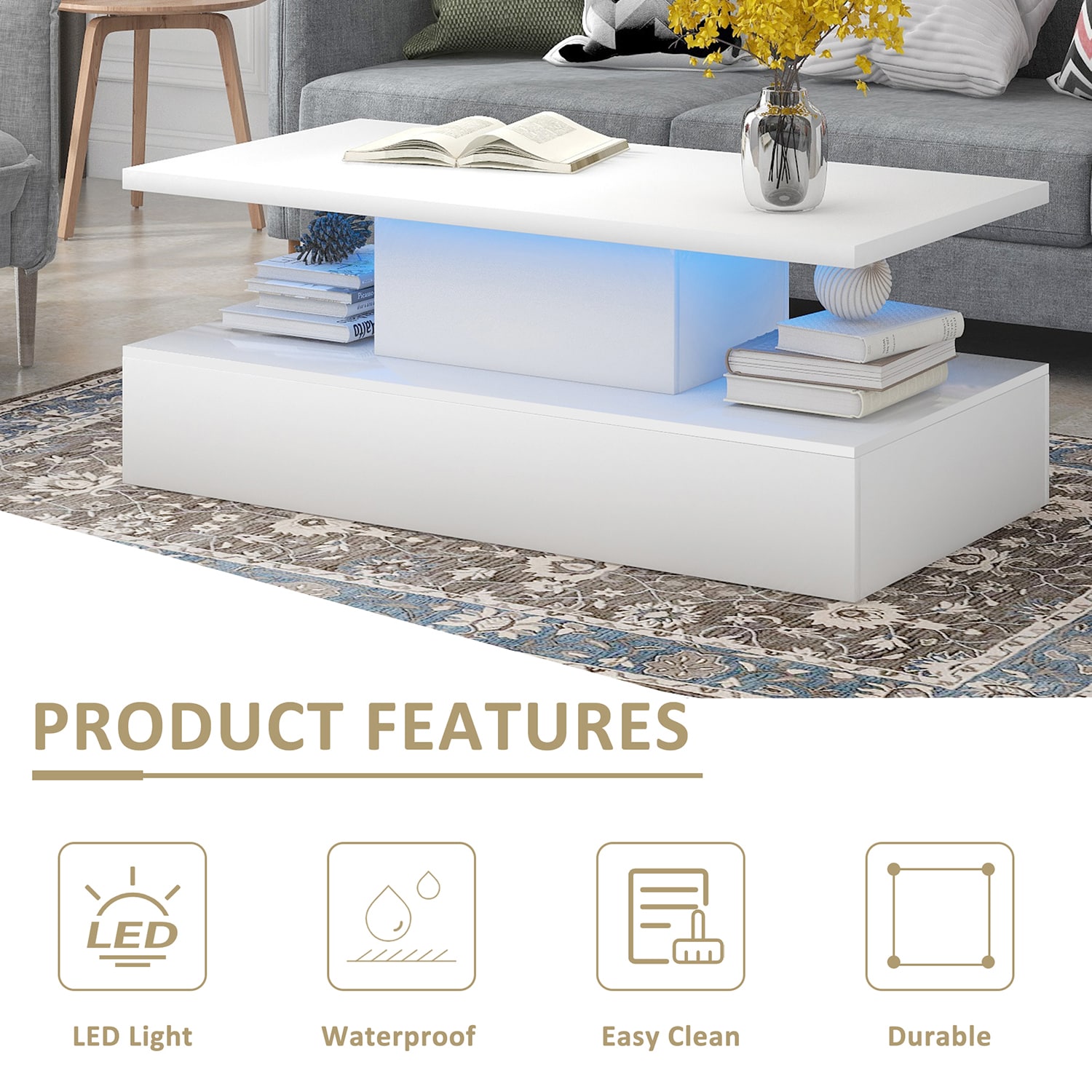 SINOFURN SYA250040WT Coffee-Tables - View #3