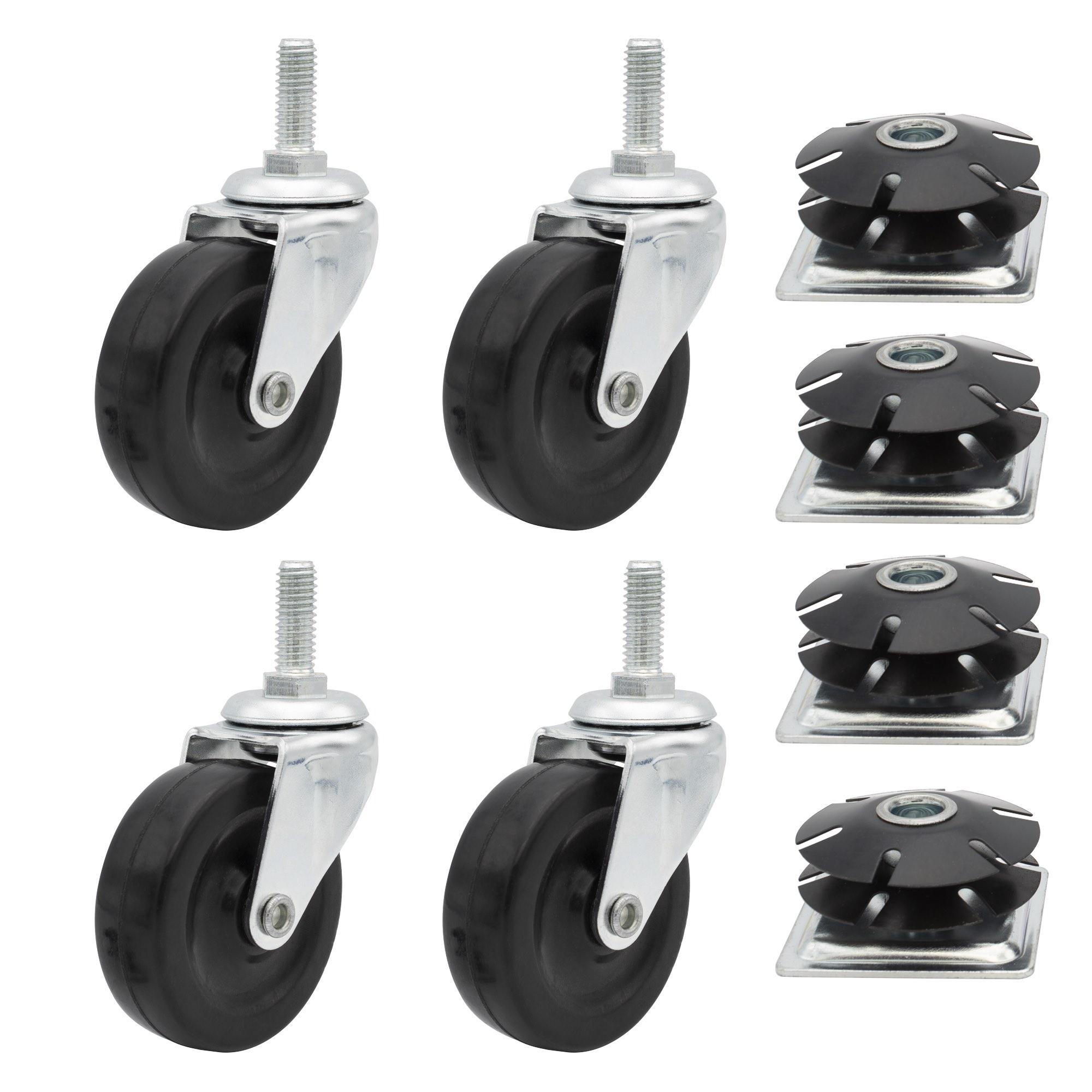 Outwater 3P1.14.00104 2-1/2-in Rubber Swivel Caster
