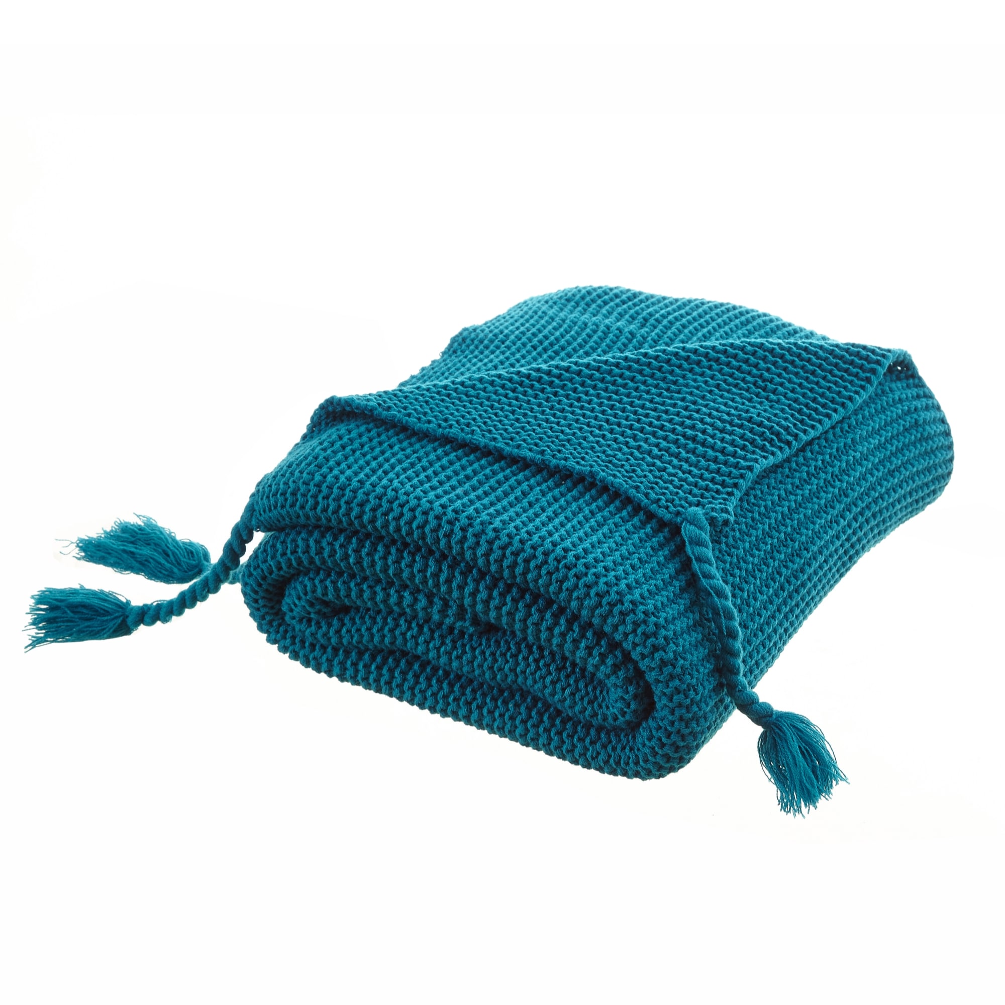 Cozy Tyme T293-30TL-LS Garrison Teal 50-in x 60-in Acrylic Throw