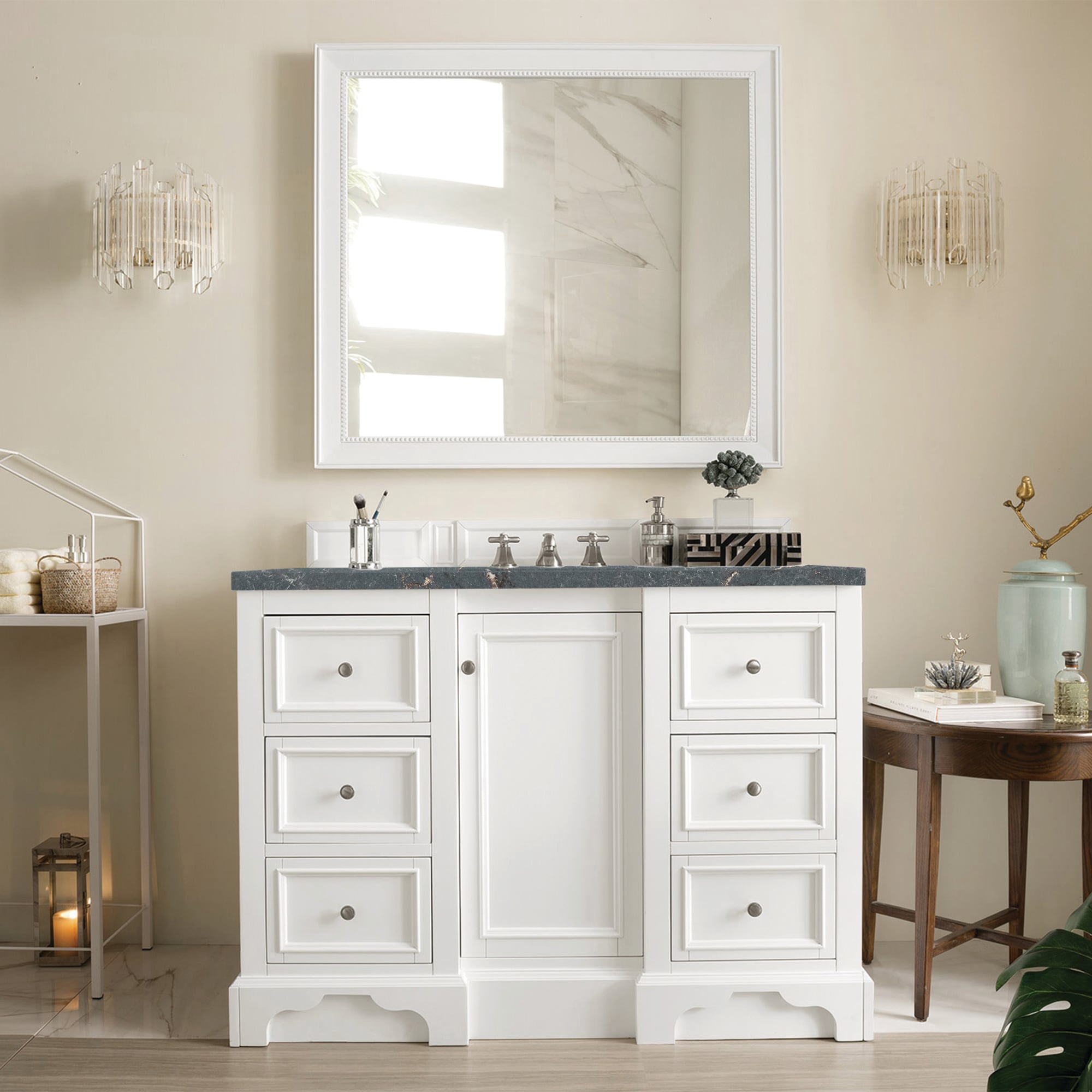 James Martin Vanities 825-V48-BW-3PBL Bath-Vanity-Combo - View #2