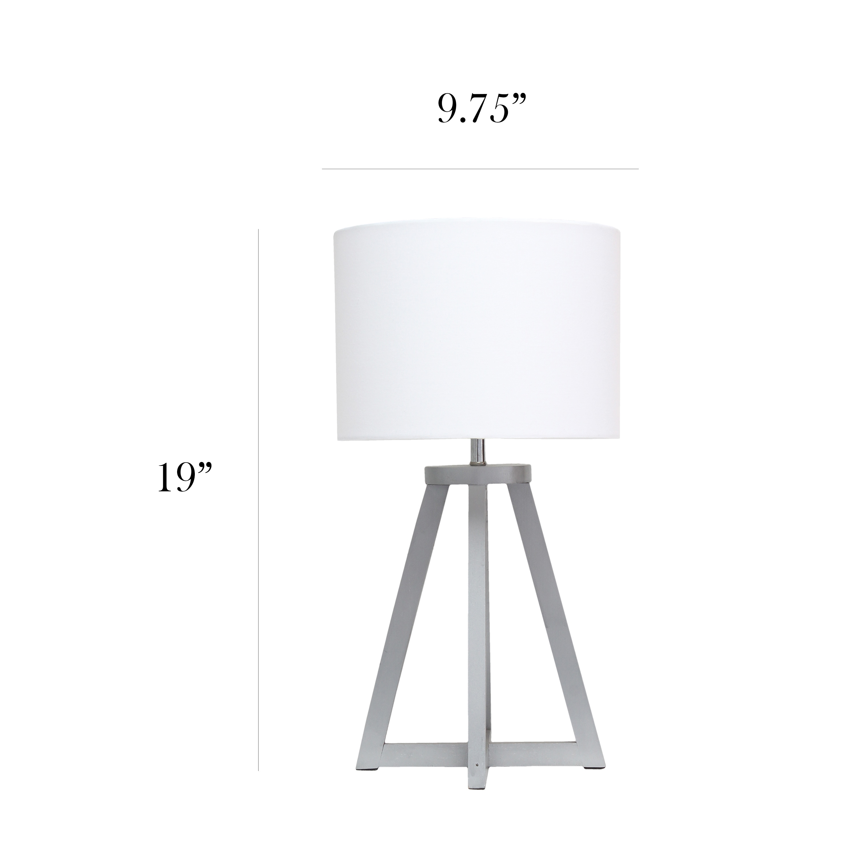 Simple Designs LT1069-GYW Table-Lamps - View #3
