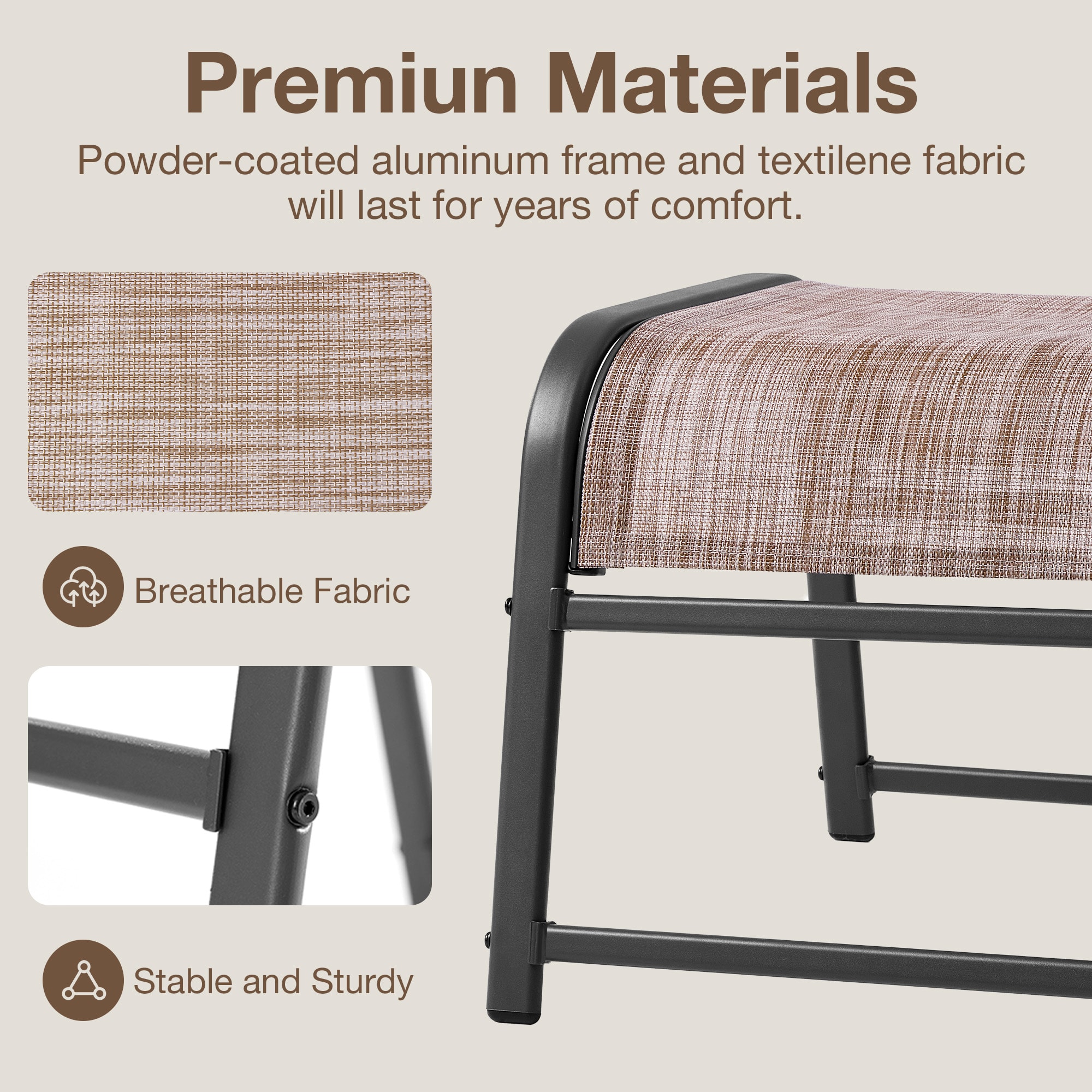 JEAREY JLGJD-02-BN Stools-Ottomans - View #5