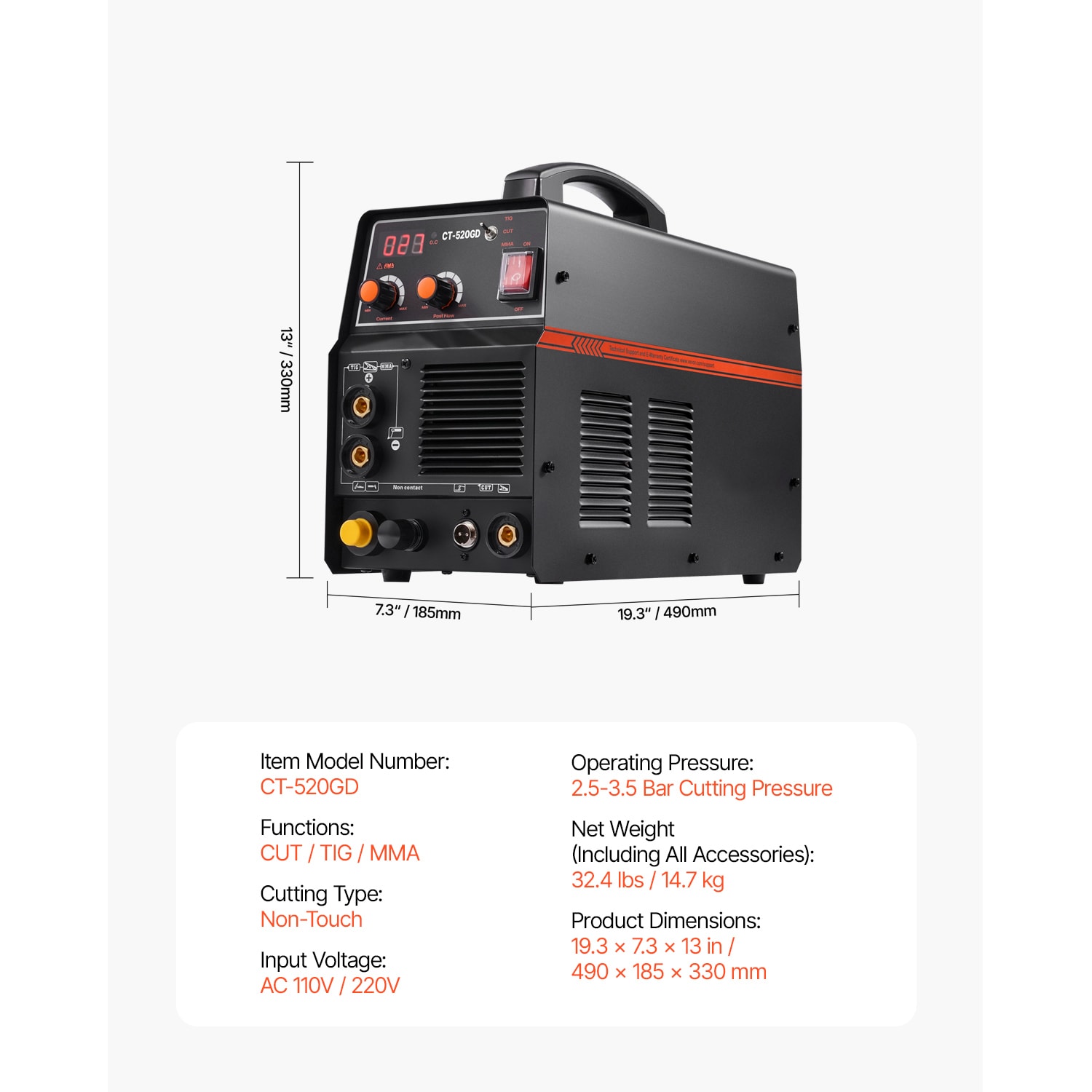 VEVOR GHYTJFJC50A204ENXV5 Plasma-Cutters - View #8