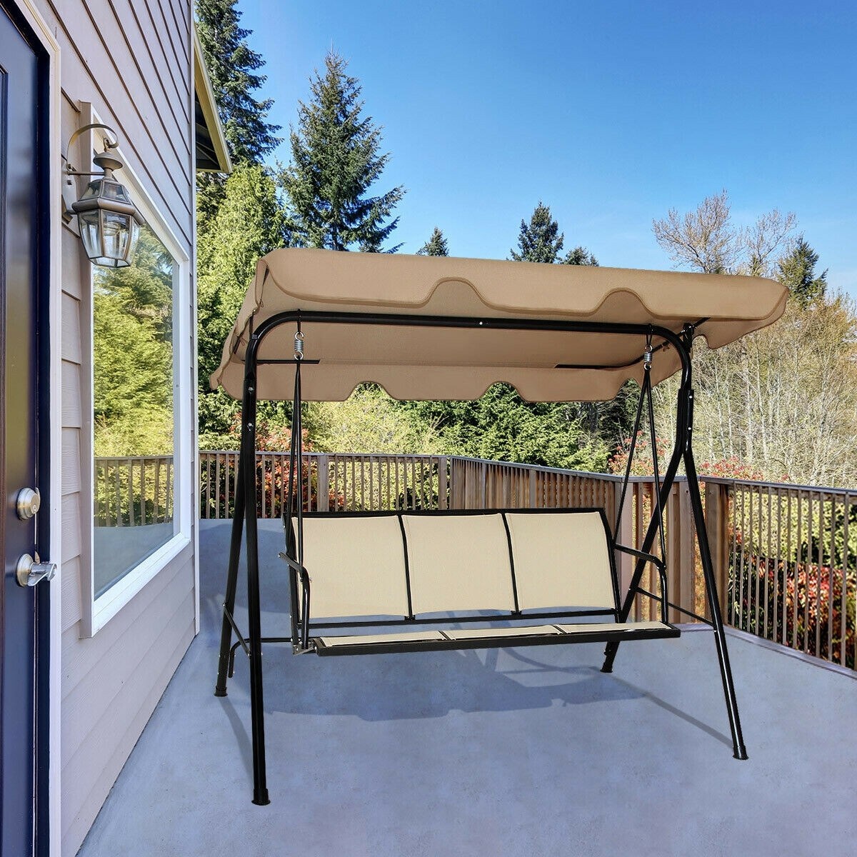 Porch Swing Glider Canopies at Lowes